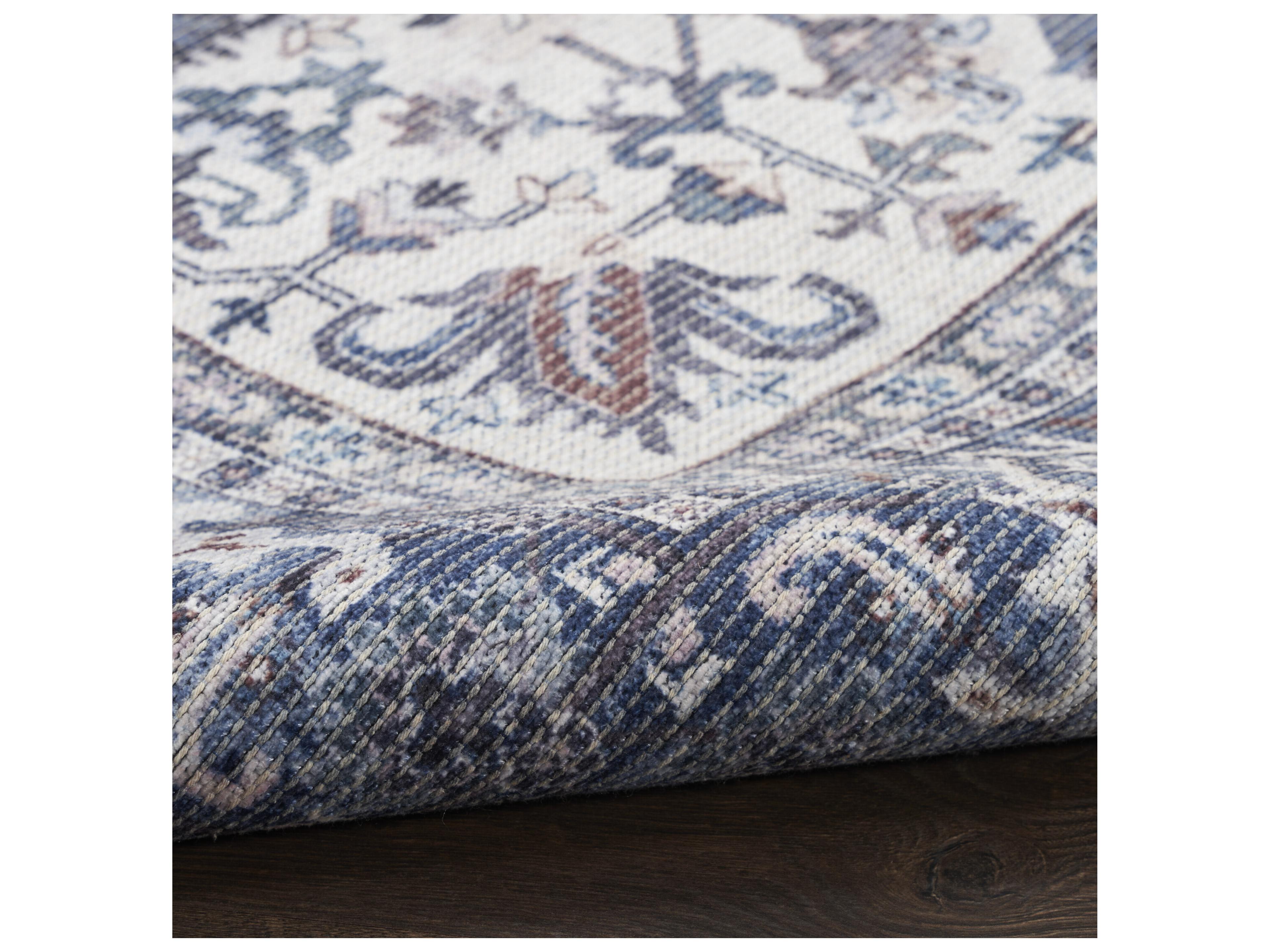 Nourison Machine Washable Series 1 Bordered Area Rug