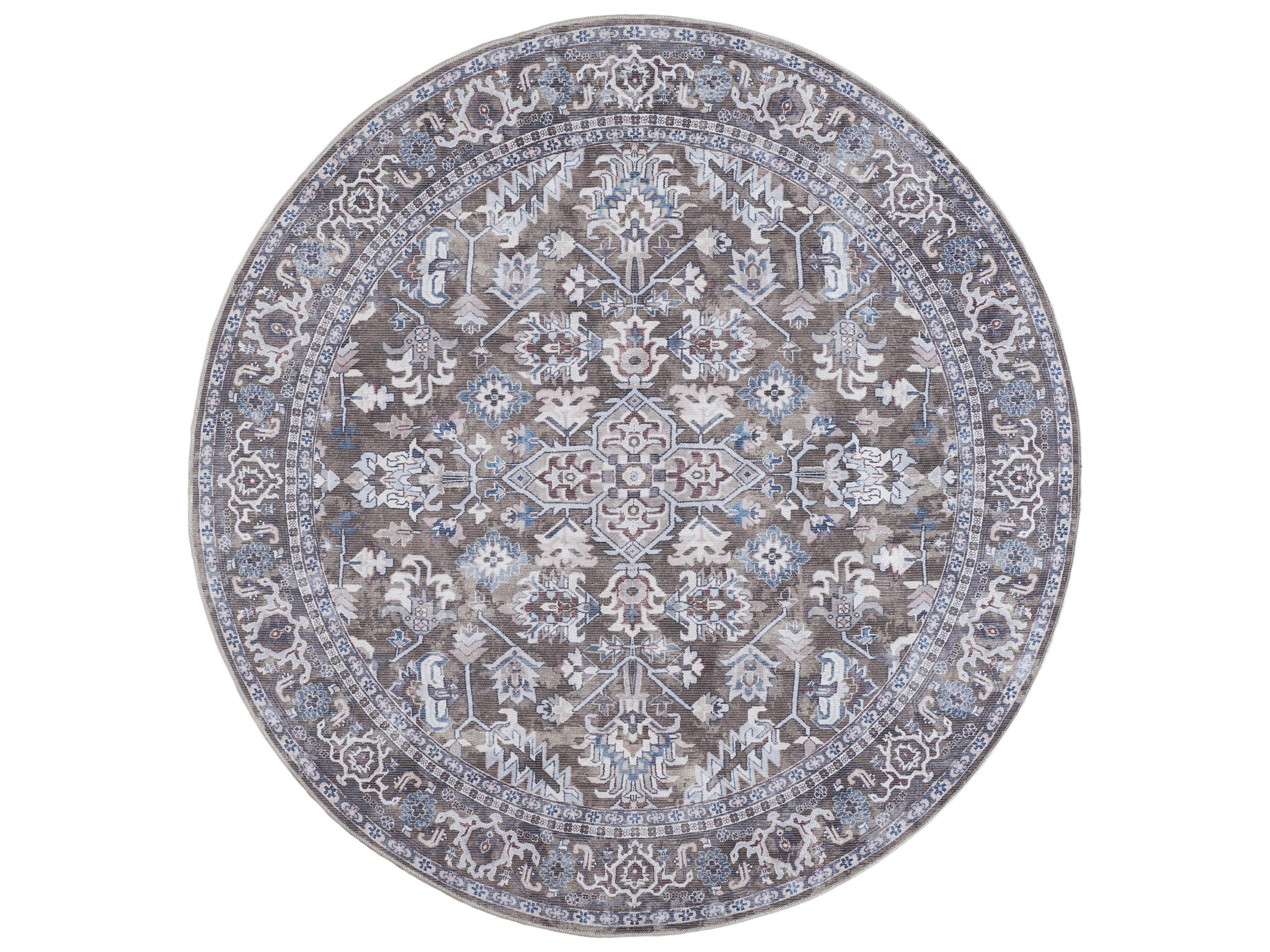 Nourison Machine Washable Series 1 Bordered Area Rug