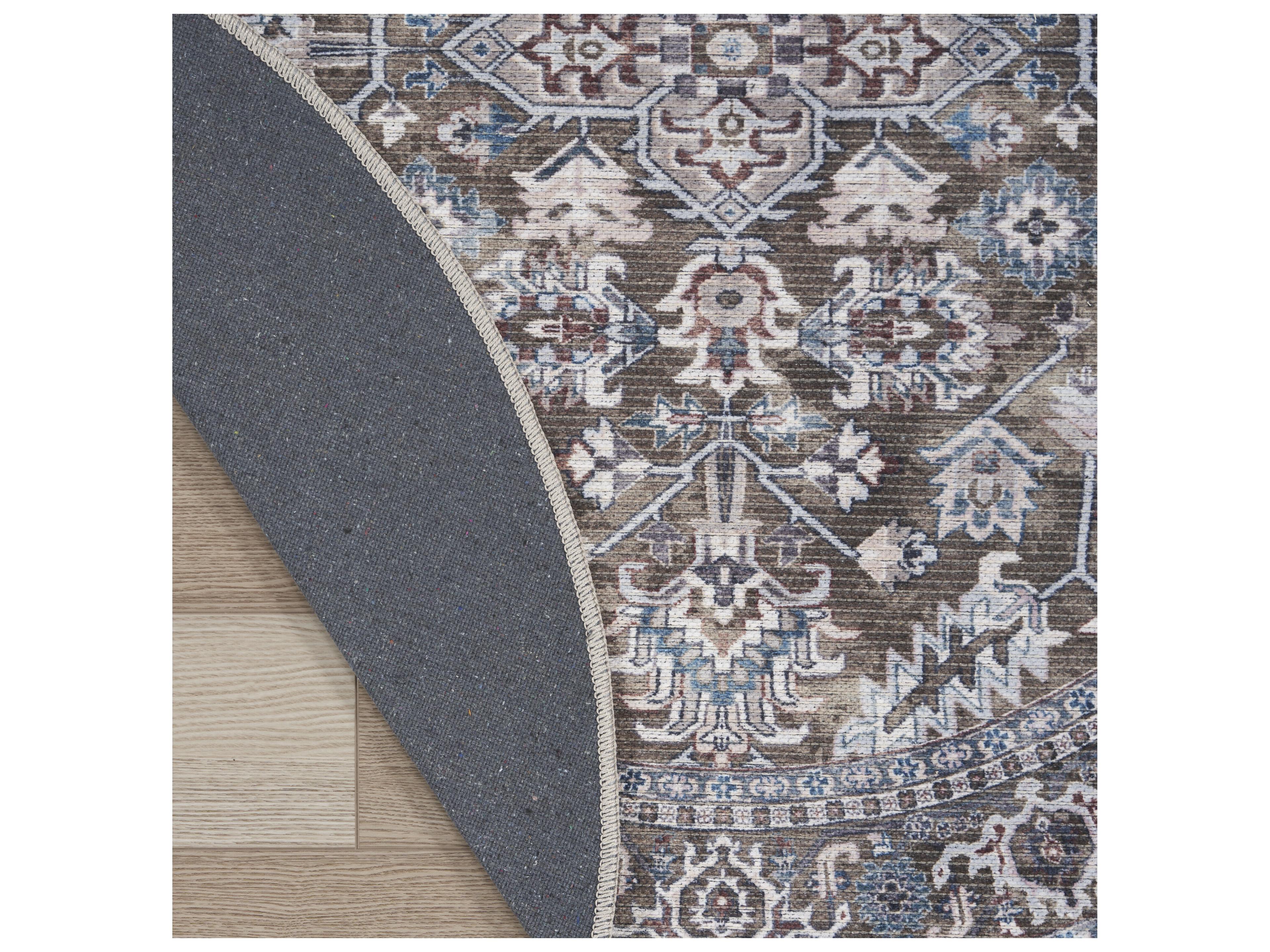 Nourison Machine Washable Series 1 Bordered Area Rug
