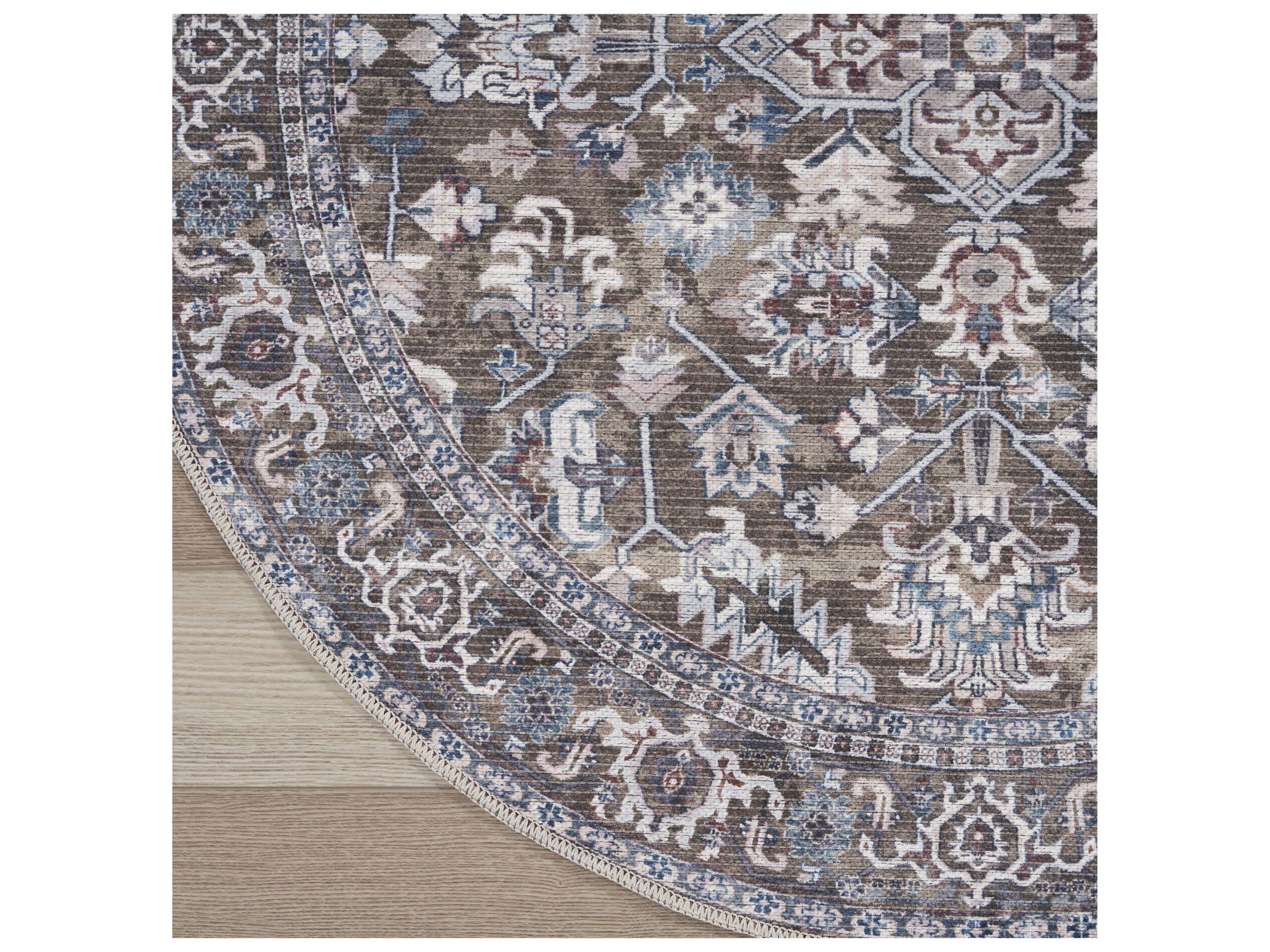 Nourison Machine Washable Series 1 Bordered Area Rug