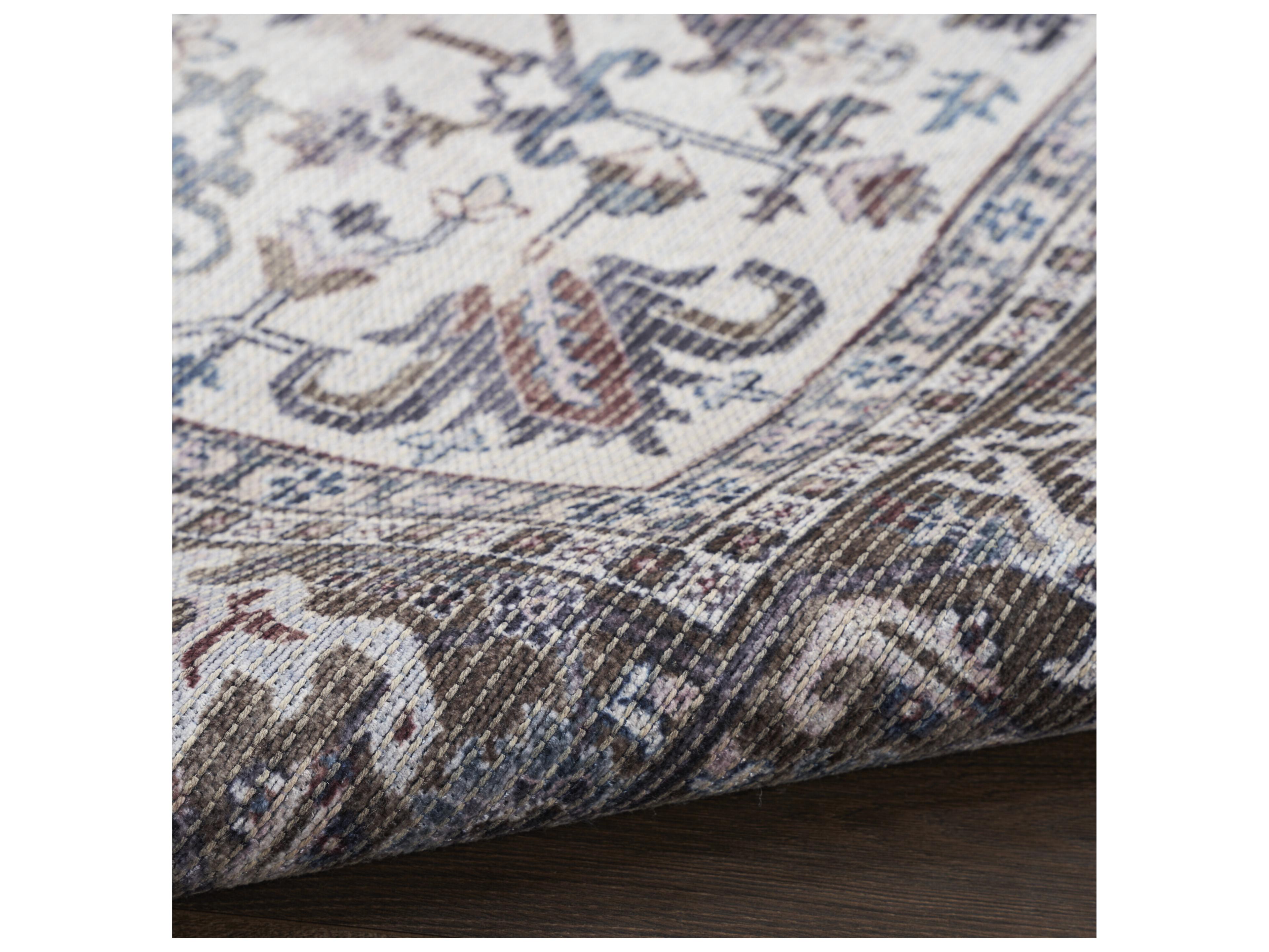 Nourison Machine Washable Series 1 Bordered Area Rug