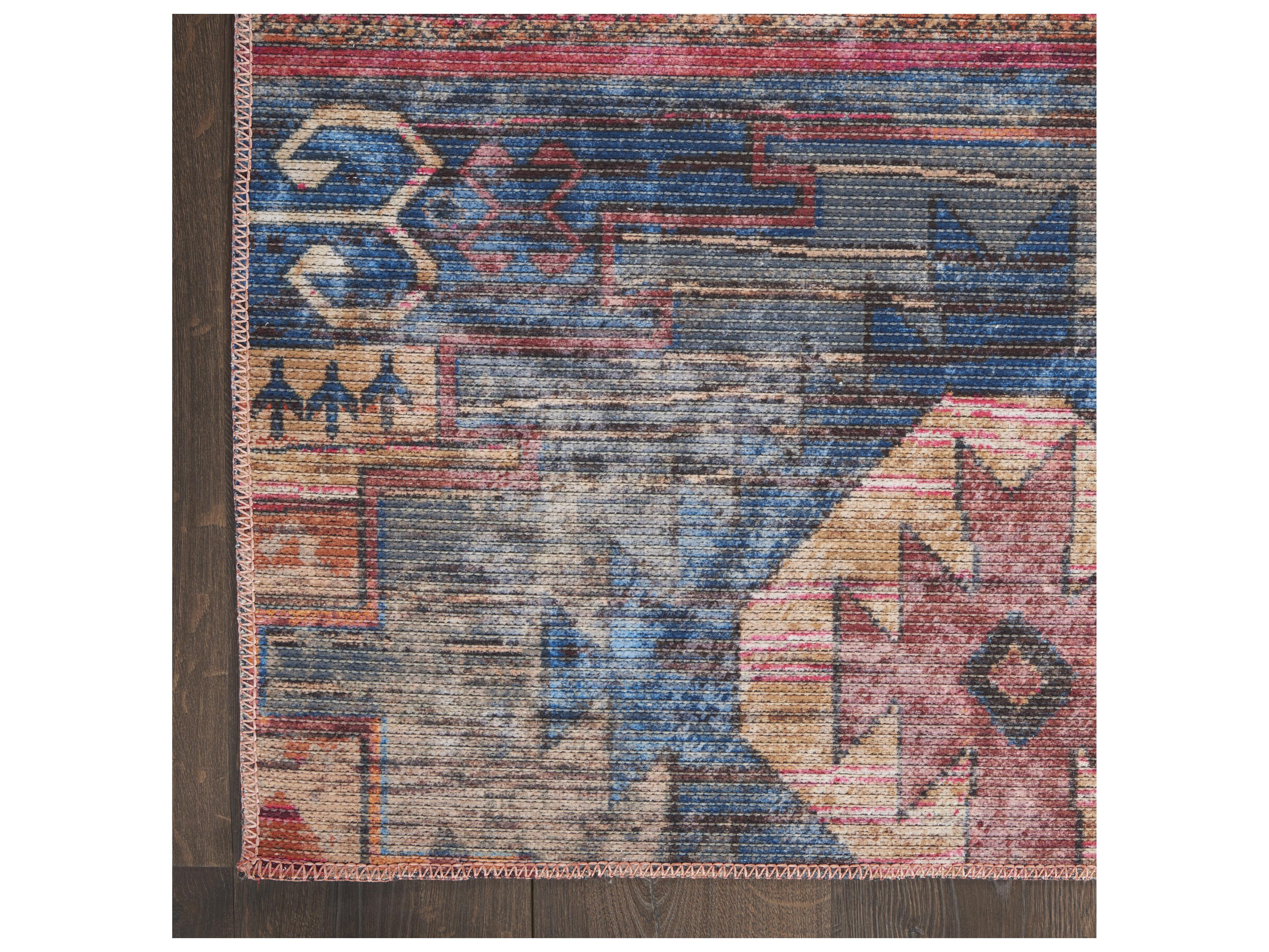 Nourison Machine Washable Series-1 Southwestern Runner Area Rug