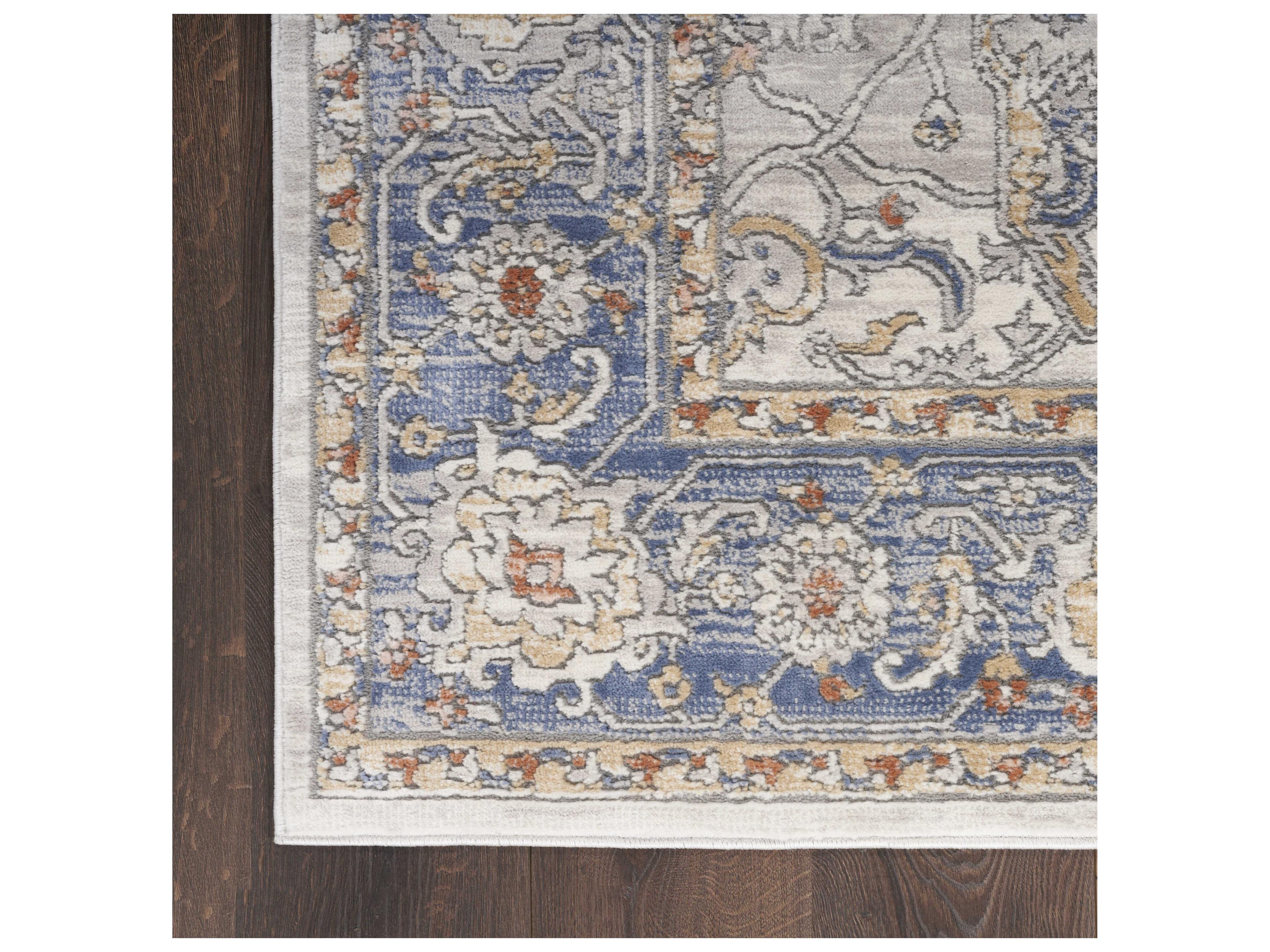 Nourison Series 4 Bordered Runner Area Rug