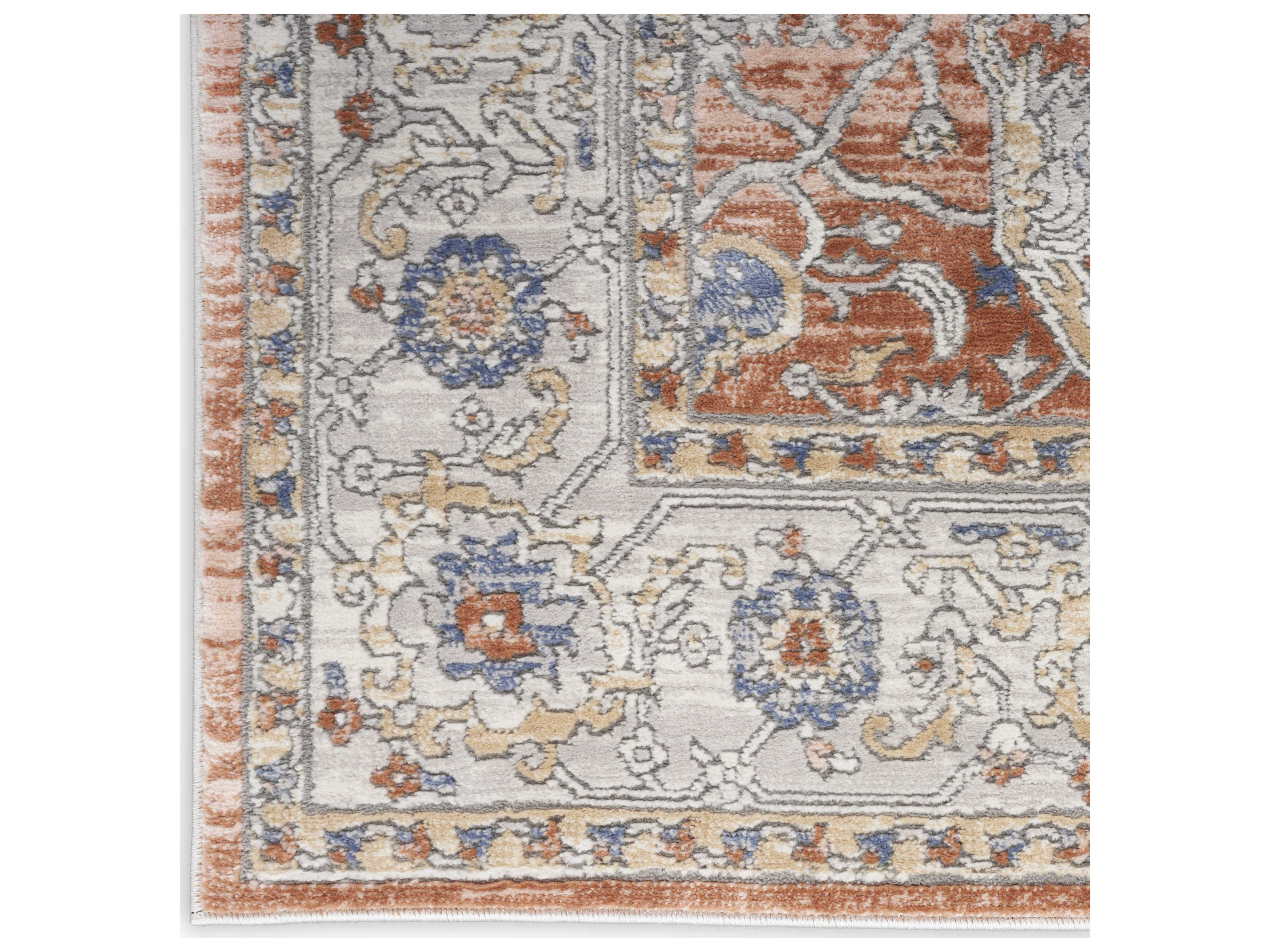 Nourison Series 4 Bordered Runner Area Rug