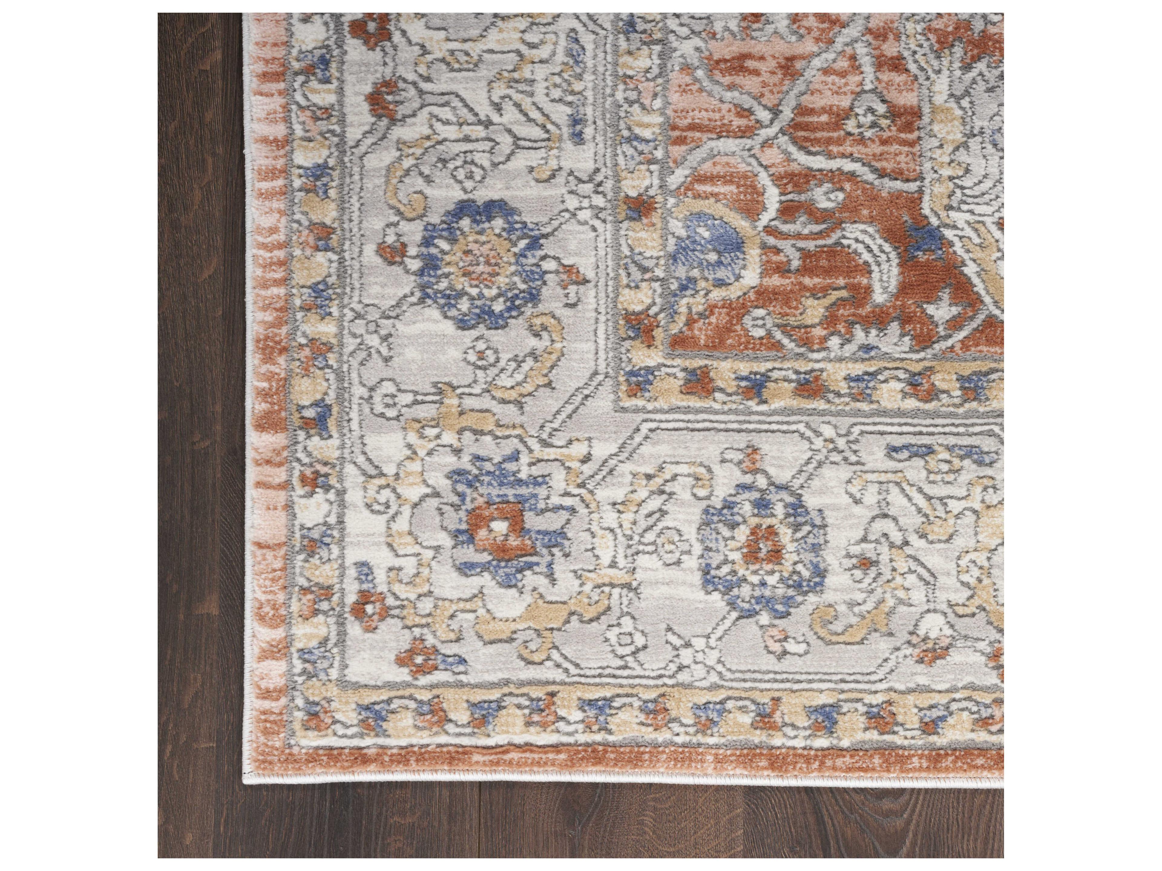 Nourison Series 4 Bordered Runner Area Rug
