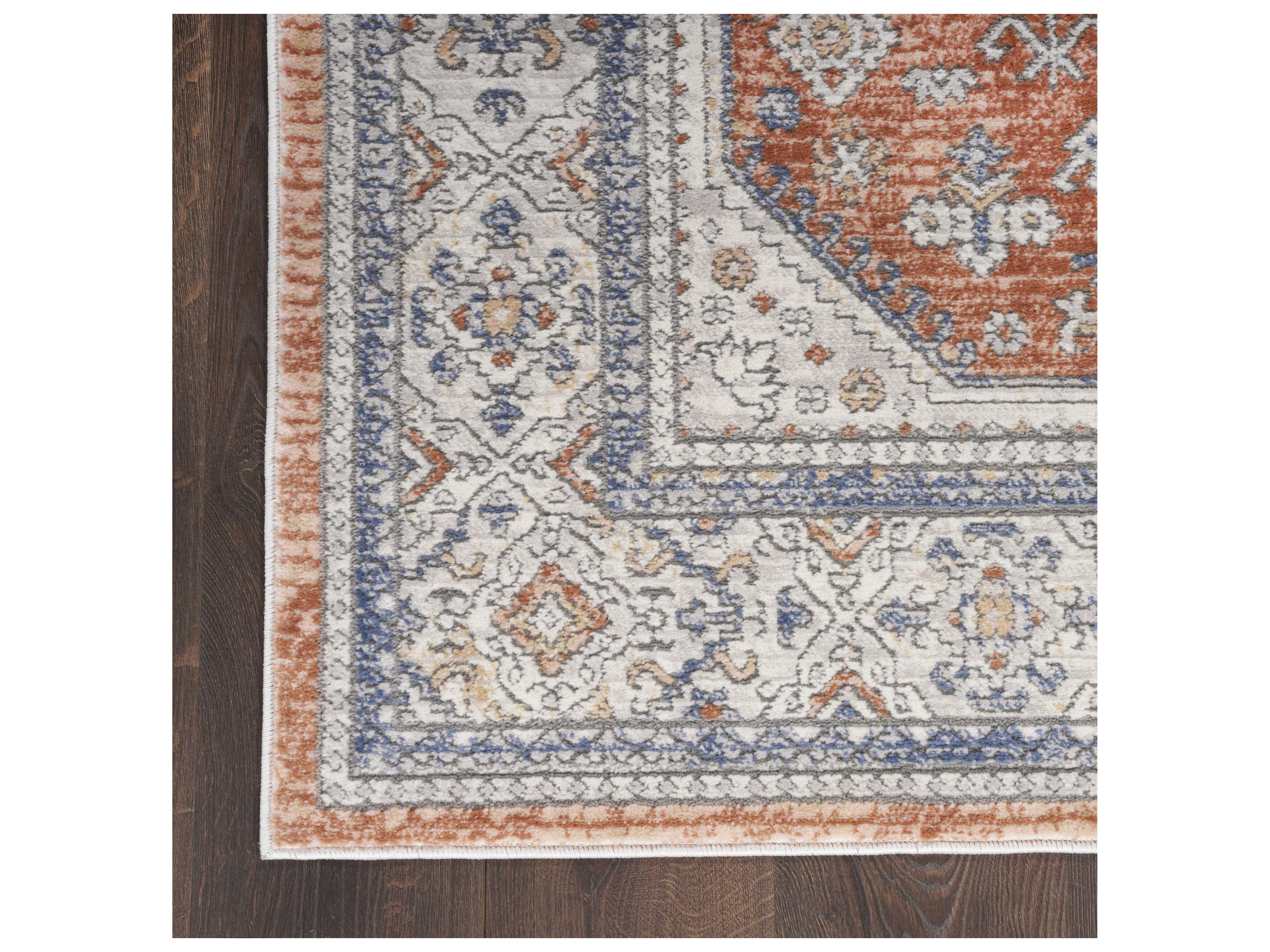 Nourison Series 4 Bordered Runner Area Rug