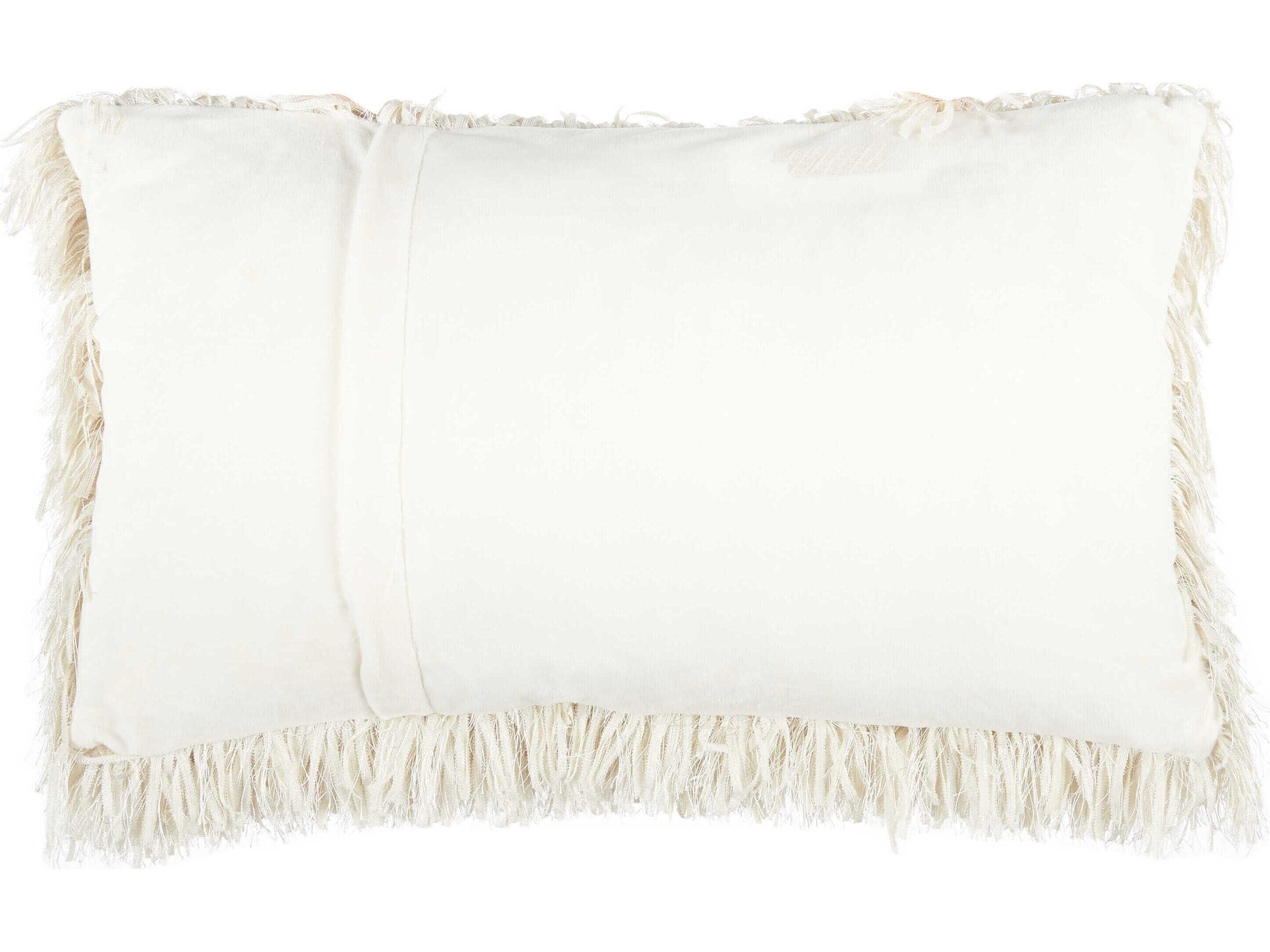Nourison Shag Ivory Pillow