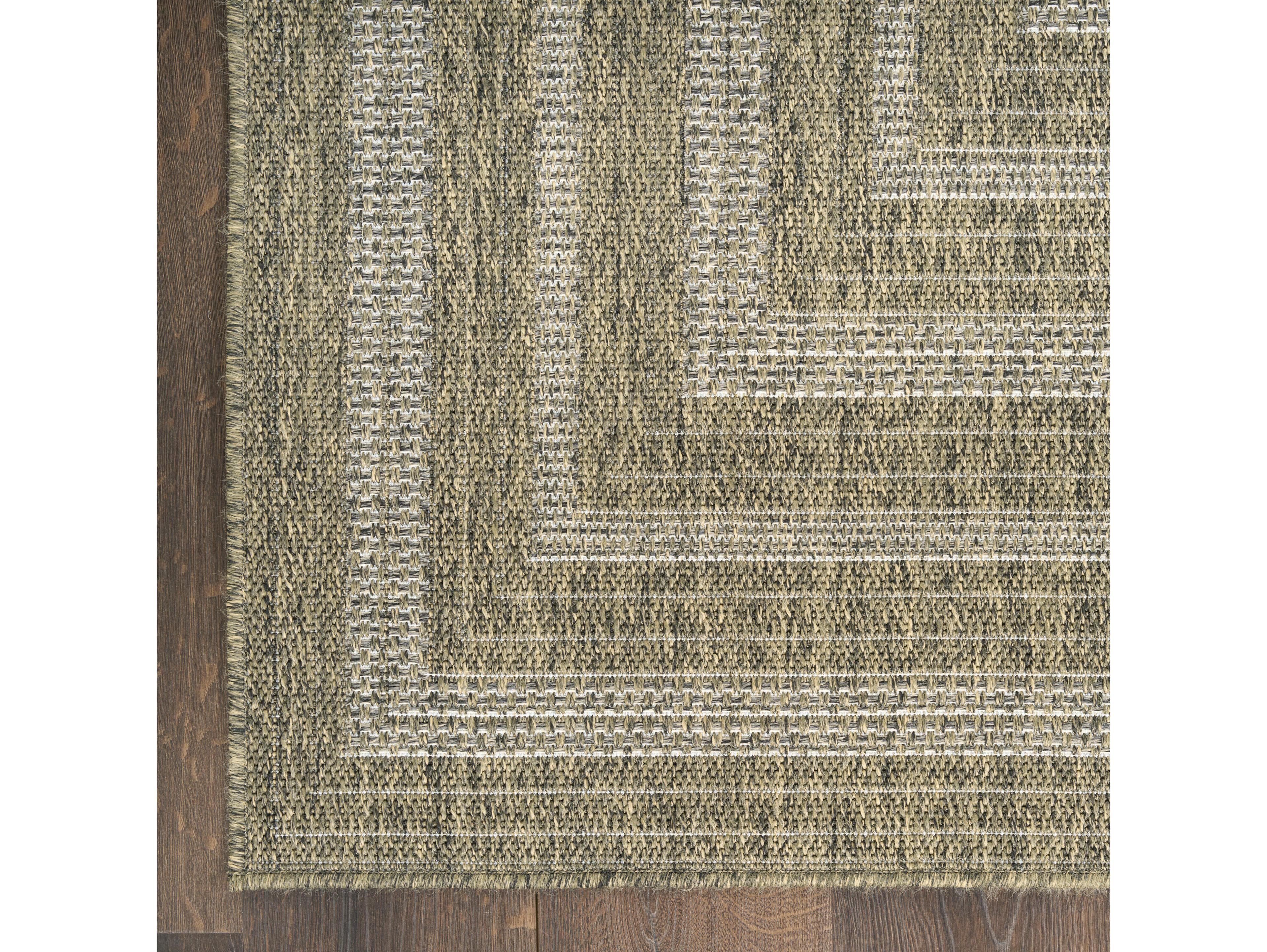 Nourison Tulum Geometric Runner Area Rug