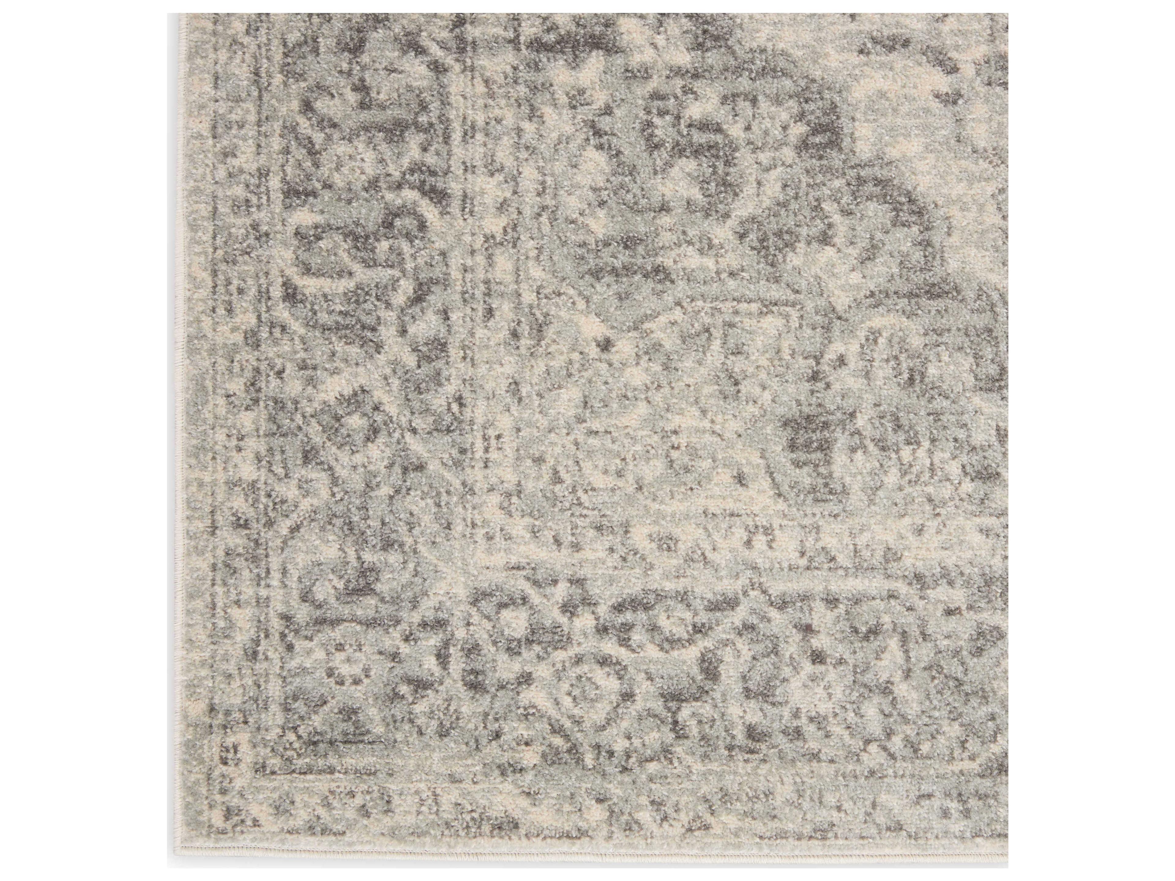 Nourison Tranquil Bordered Runner Area Rug