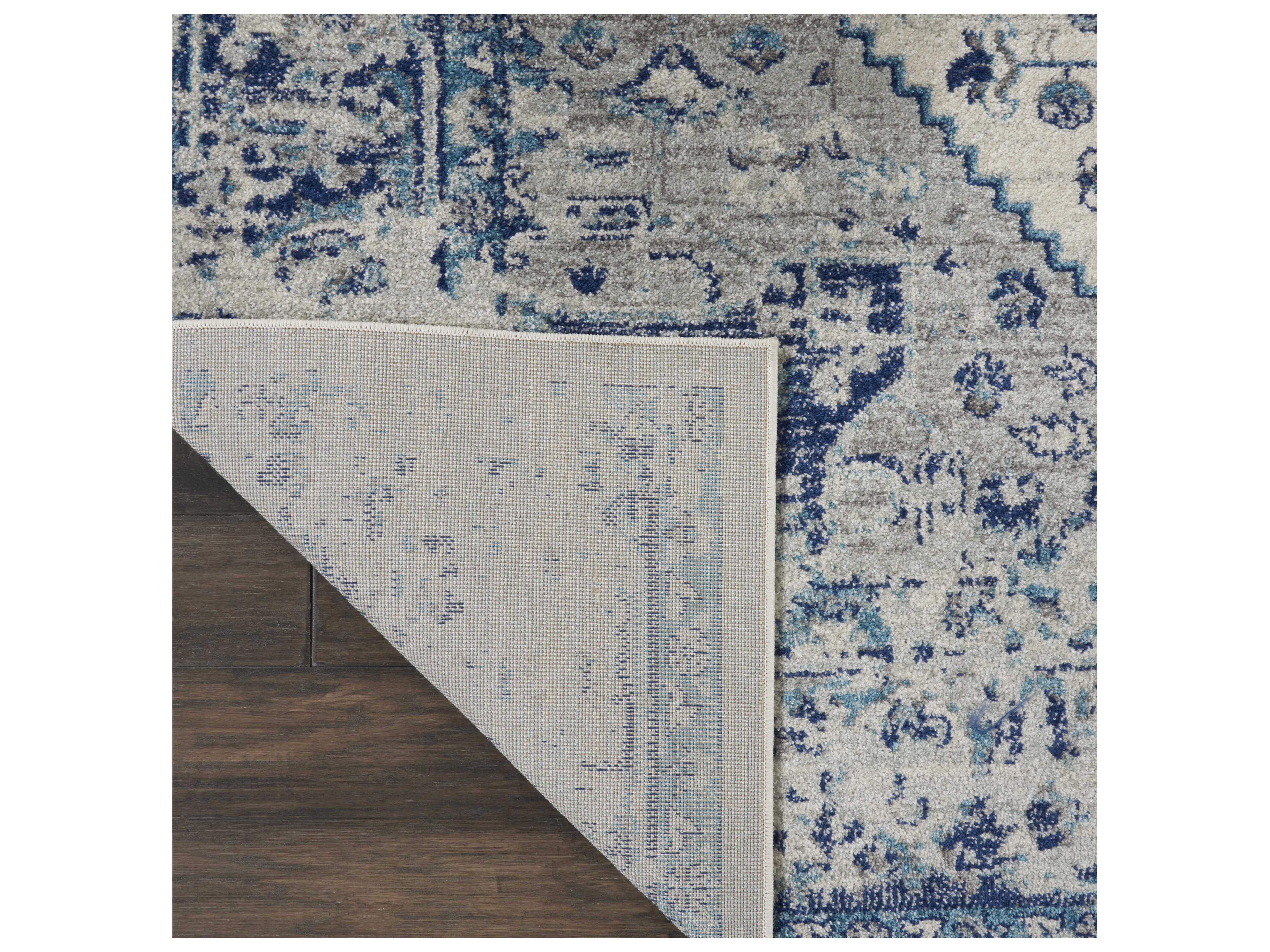 Nourison Tranquil Bordered Runner Area Rug