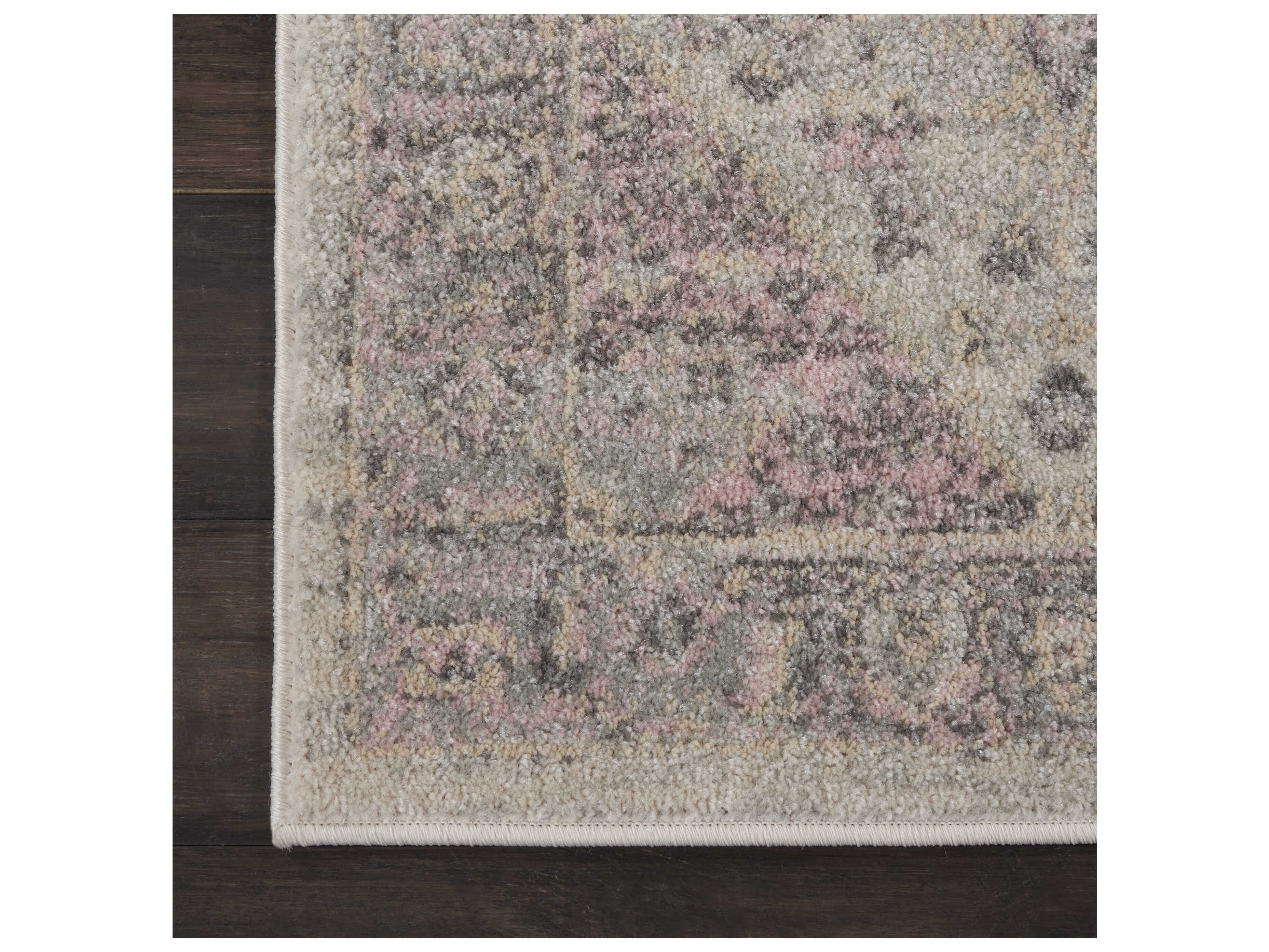 Nourison Tranquil Bordered Runner Area Rug