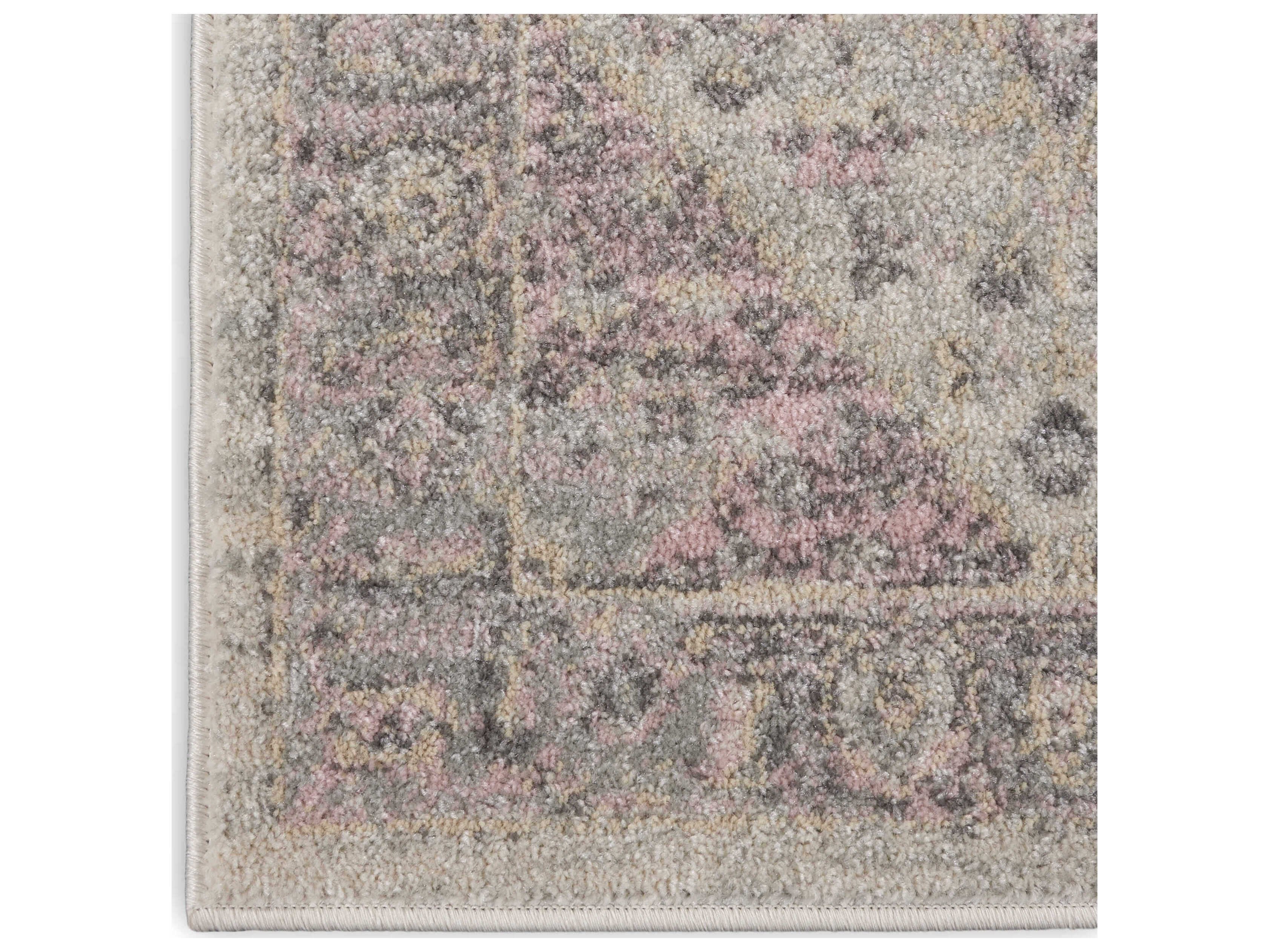 Nourison Tranquil Bordered Runner Area Rug