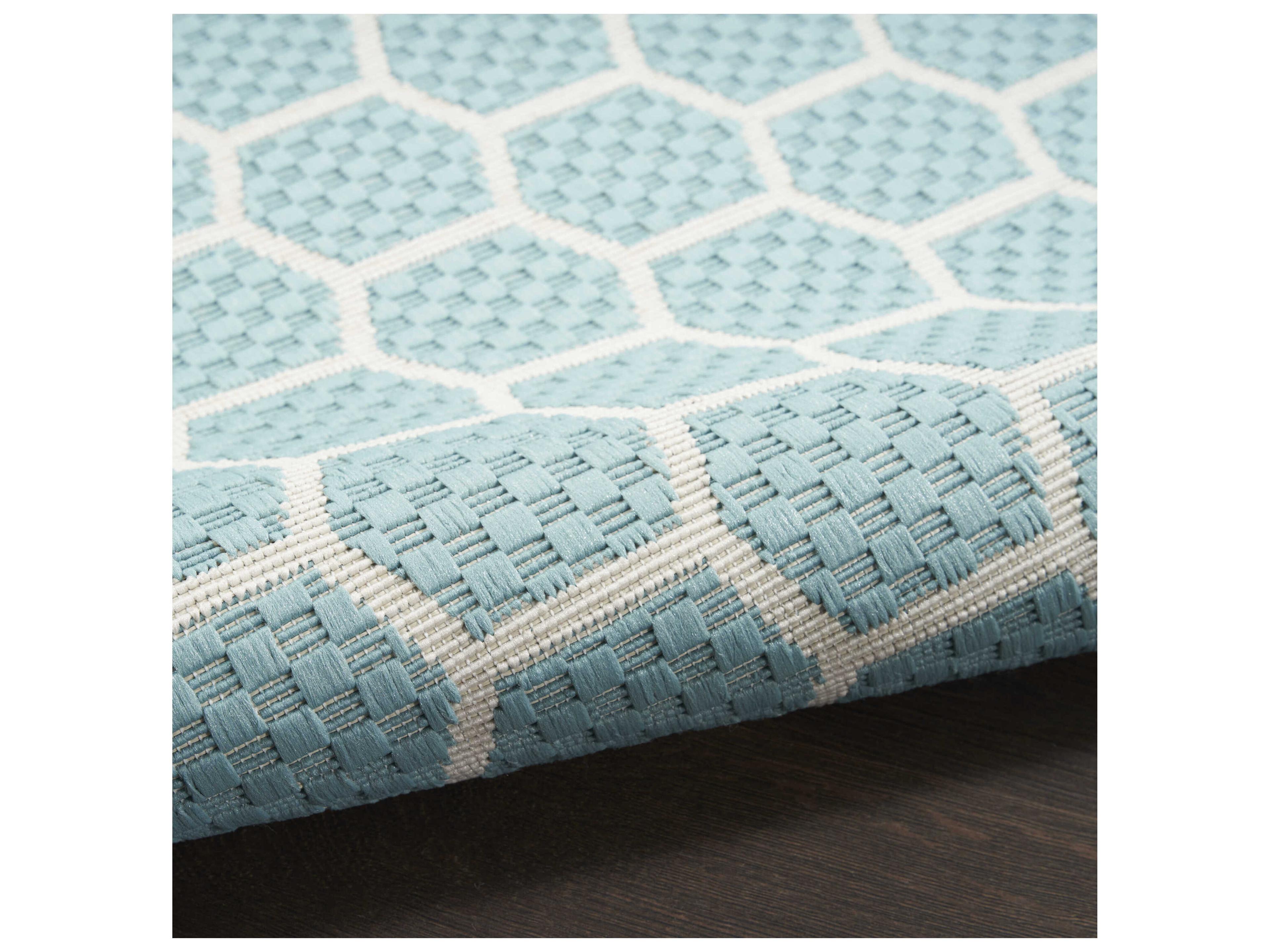 Nourison Twist Reversible Geometric Runner Area Rug