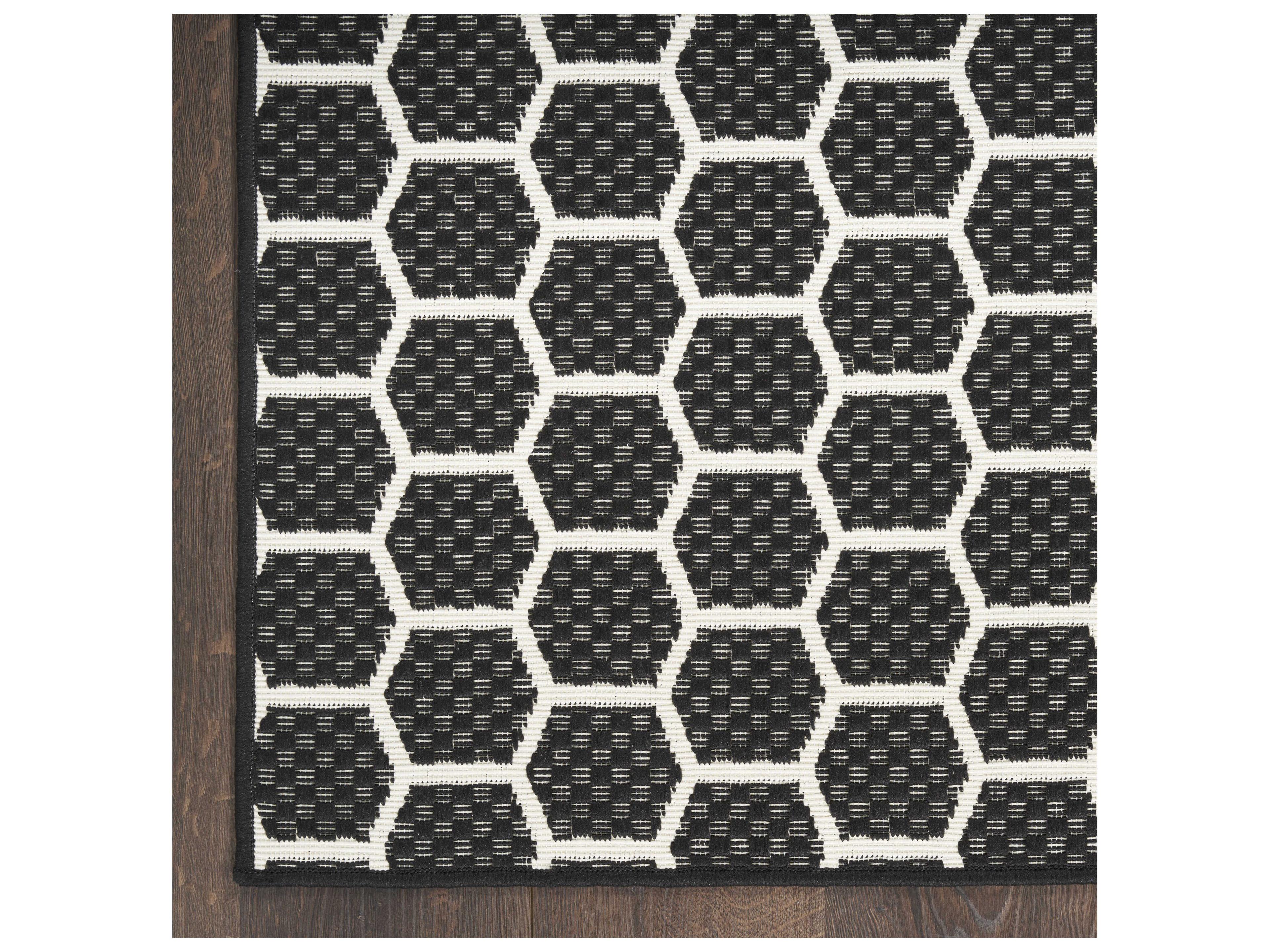 Nourison Twist Reversible Geometric Area Rug
