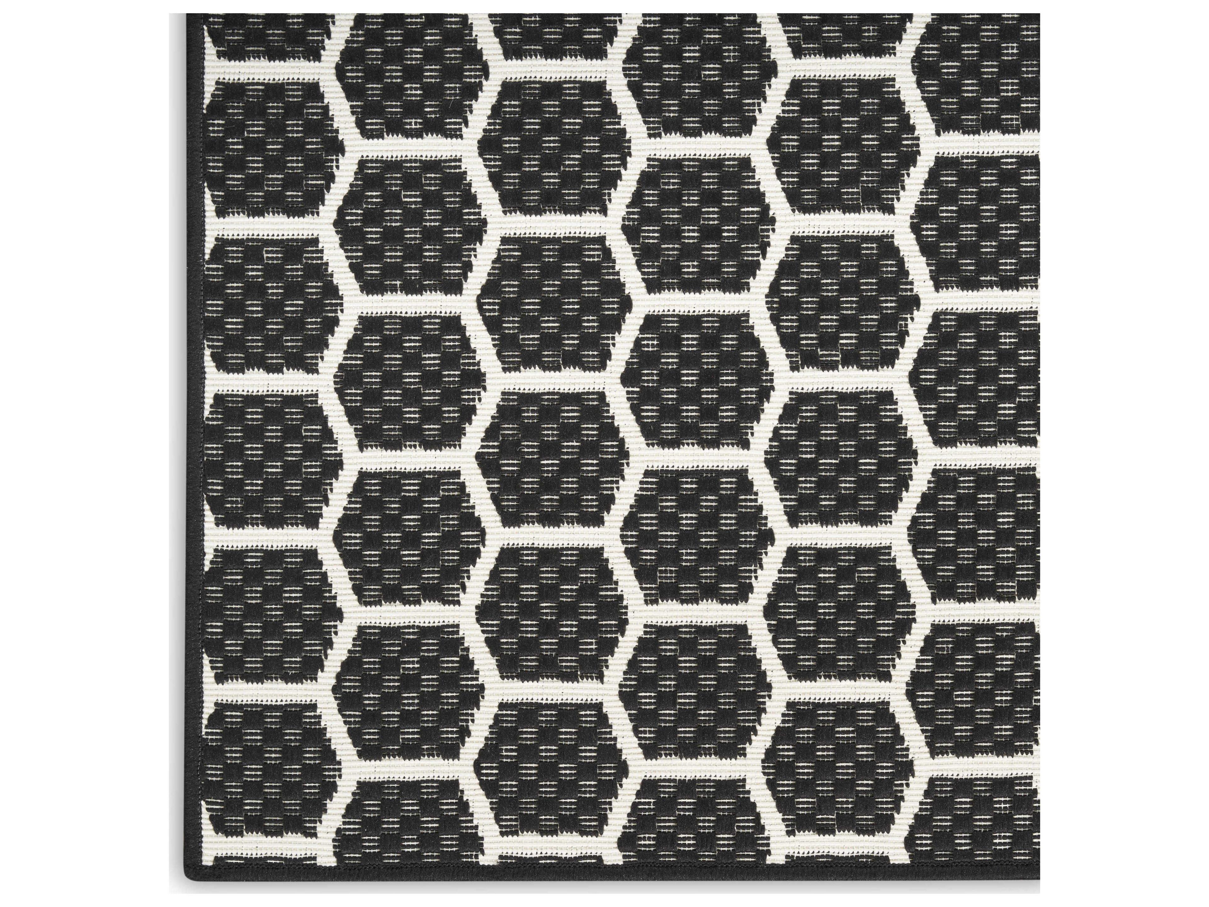 Nourison Twist Reversible Geometric Runner Area Rug