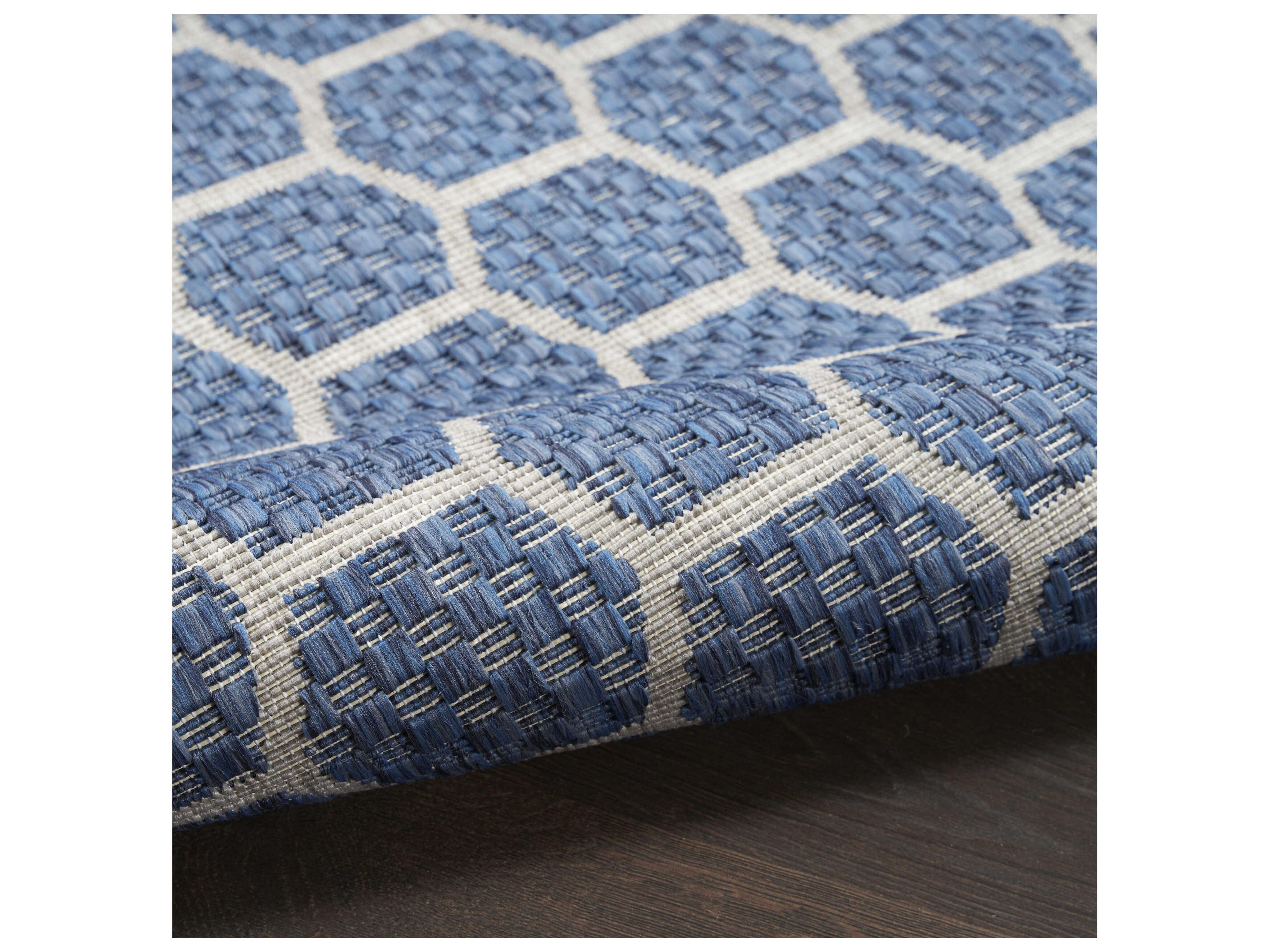 Nourison Twist Reversible Geometric Runner Area Rug