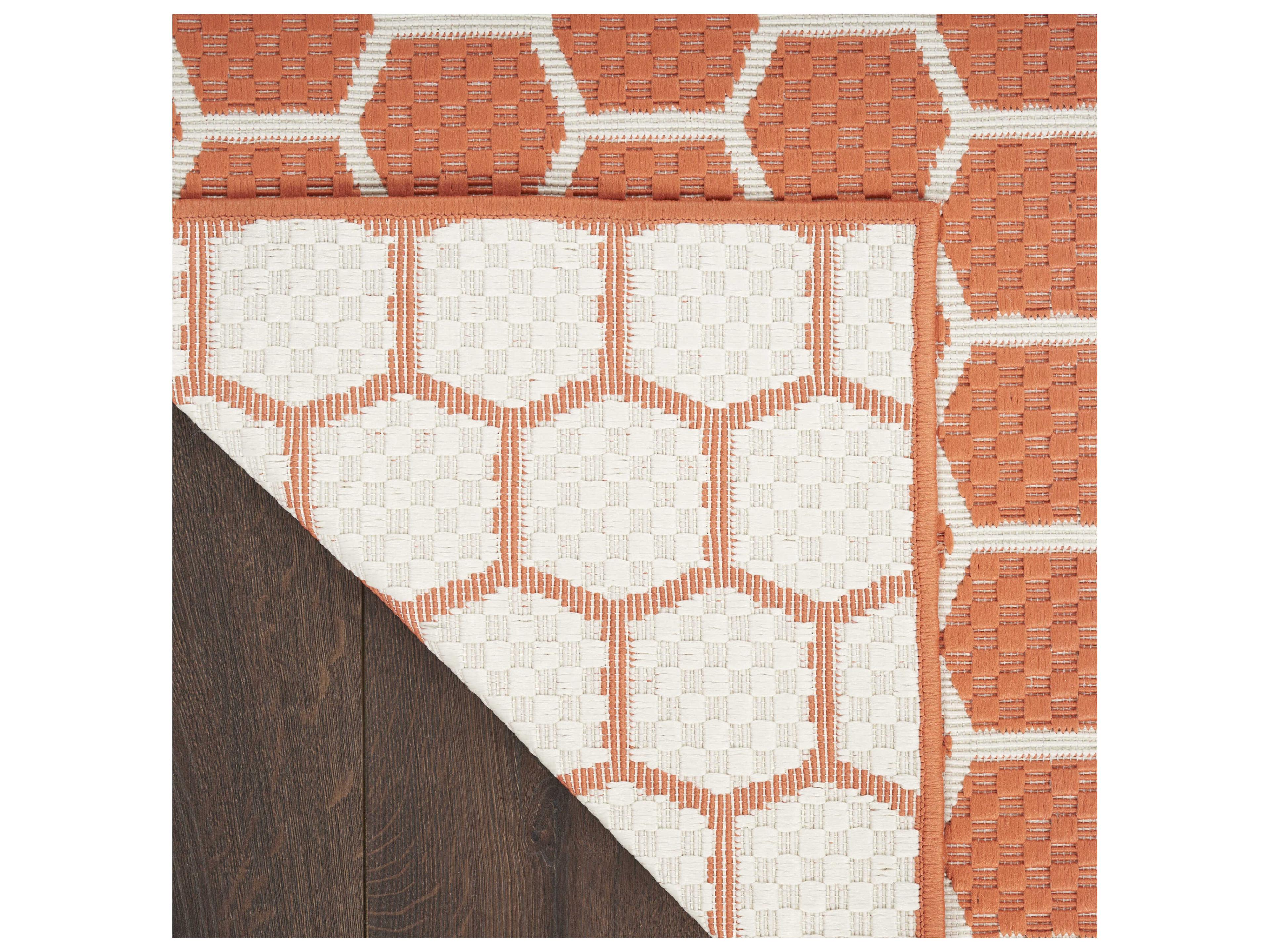 Nourison Twist Reversible Geometric Runner Area Rug
