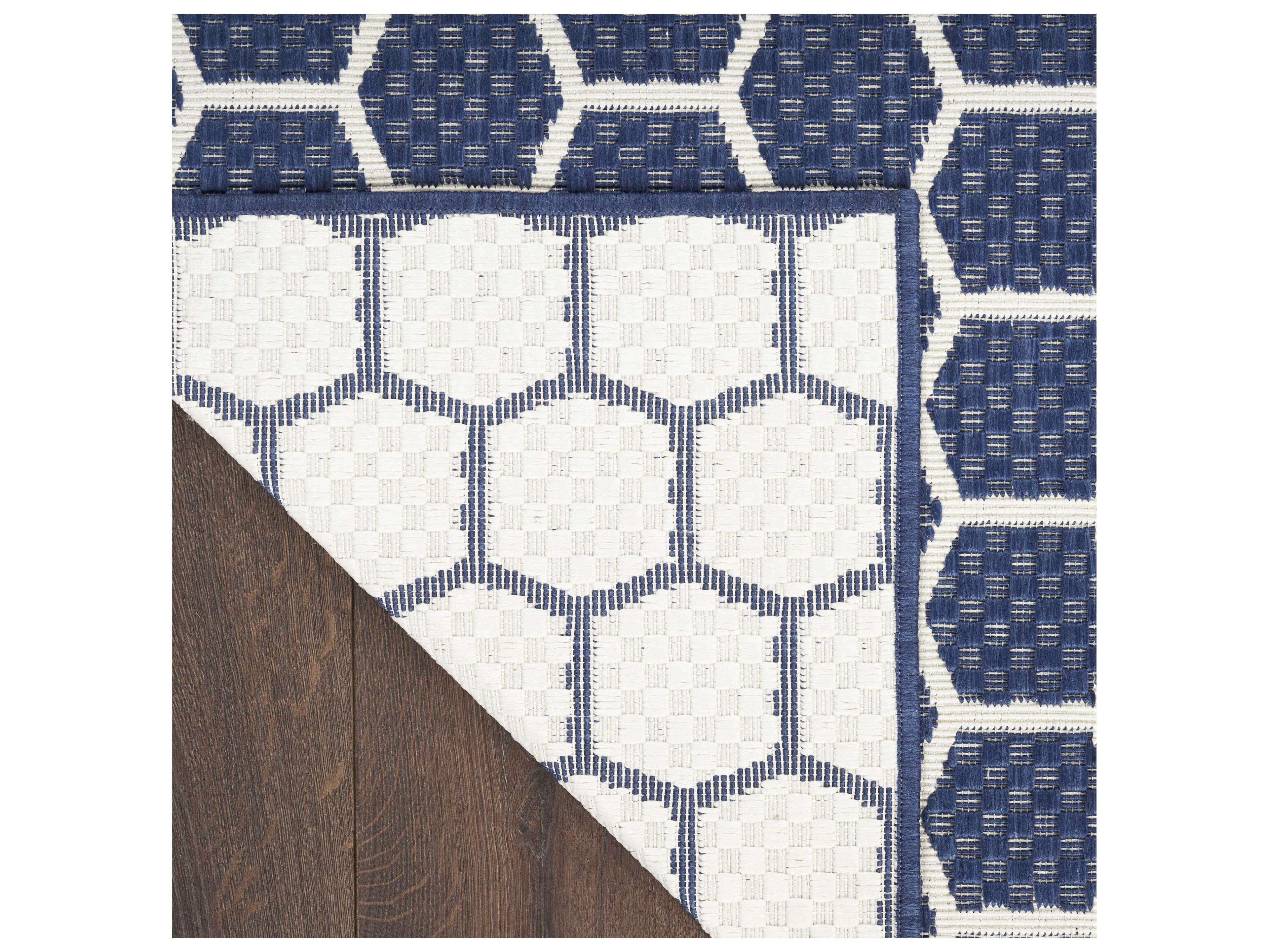 Nourison Twist Reversible Geometric Runner Area Rug