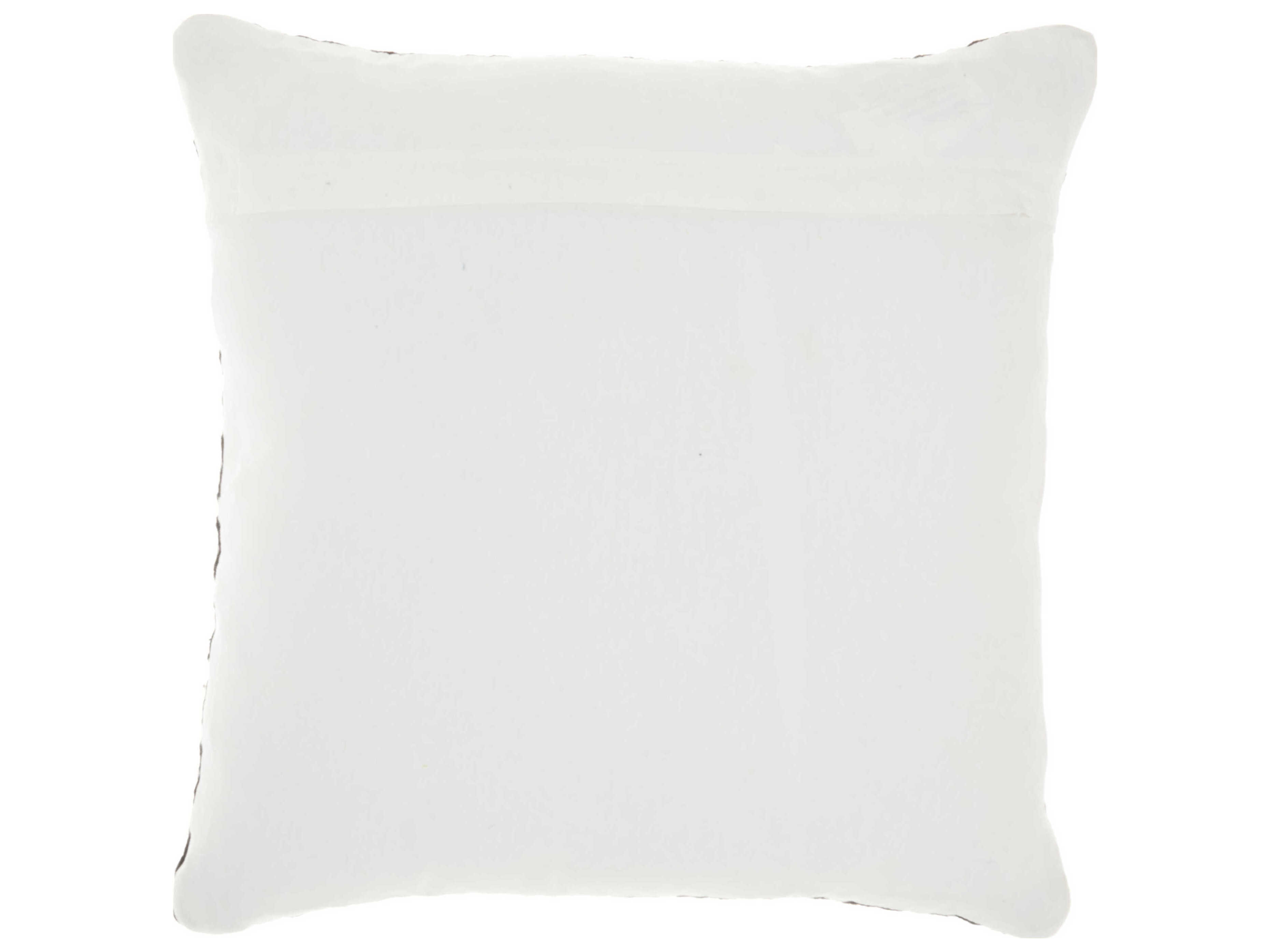 Nourison Outdoor Pillows Black 18" x 18" Pillow