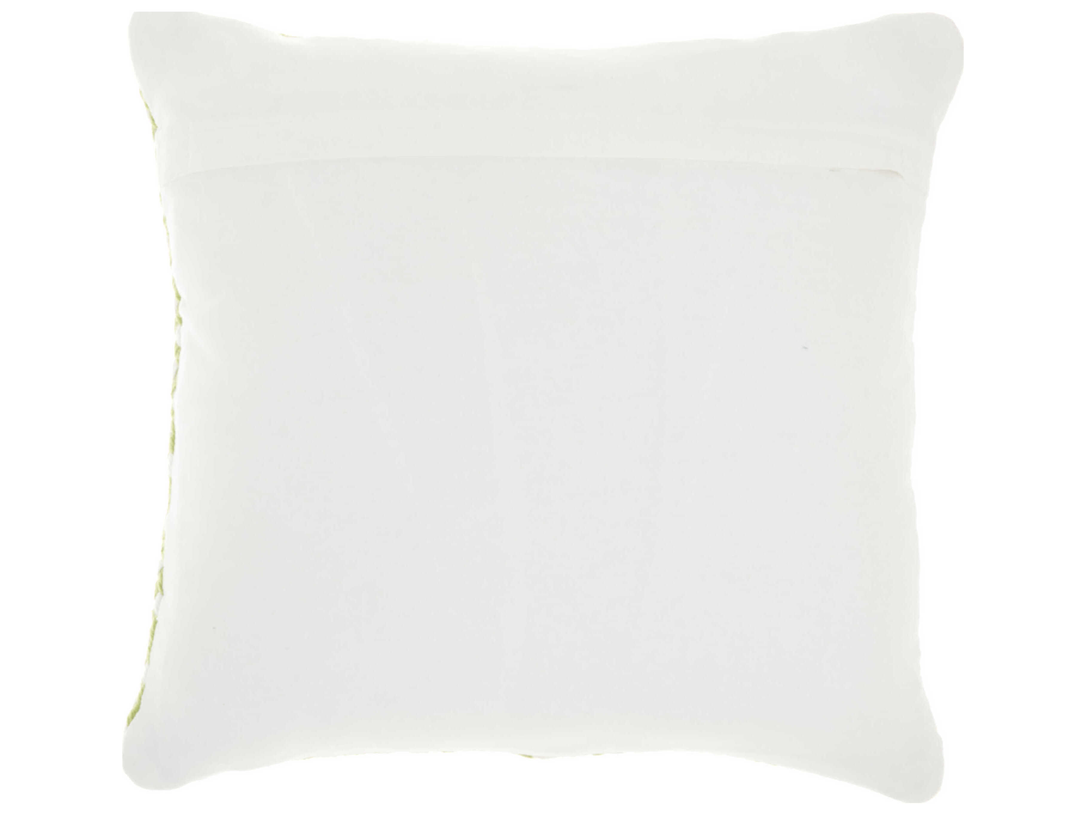 Nourison Outdoor Pillows Green 18" x 18" Pillow
