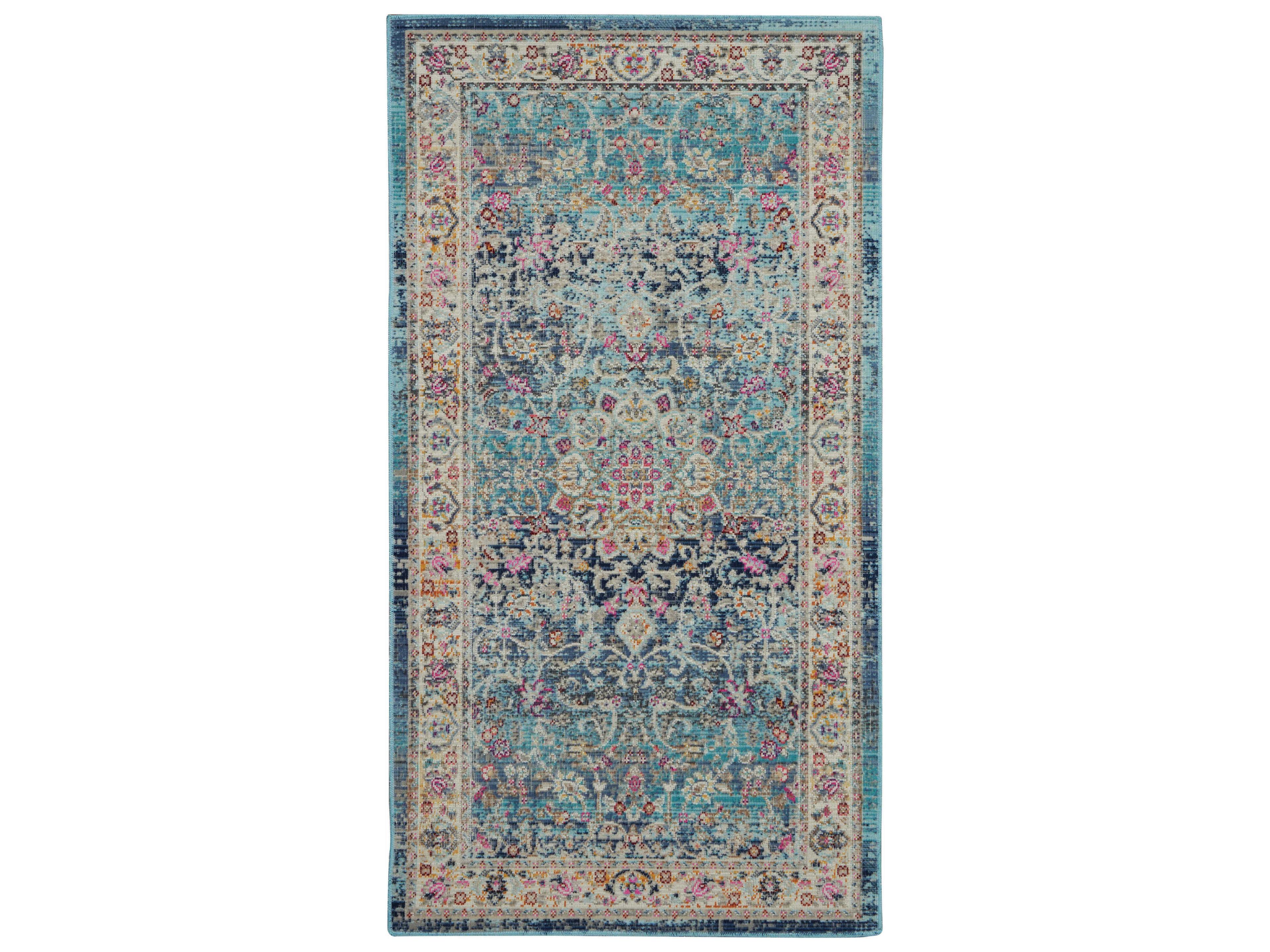 Nourison Vintage Kashan Bordered Area Rug