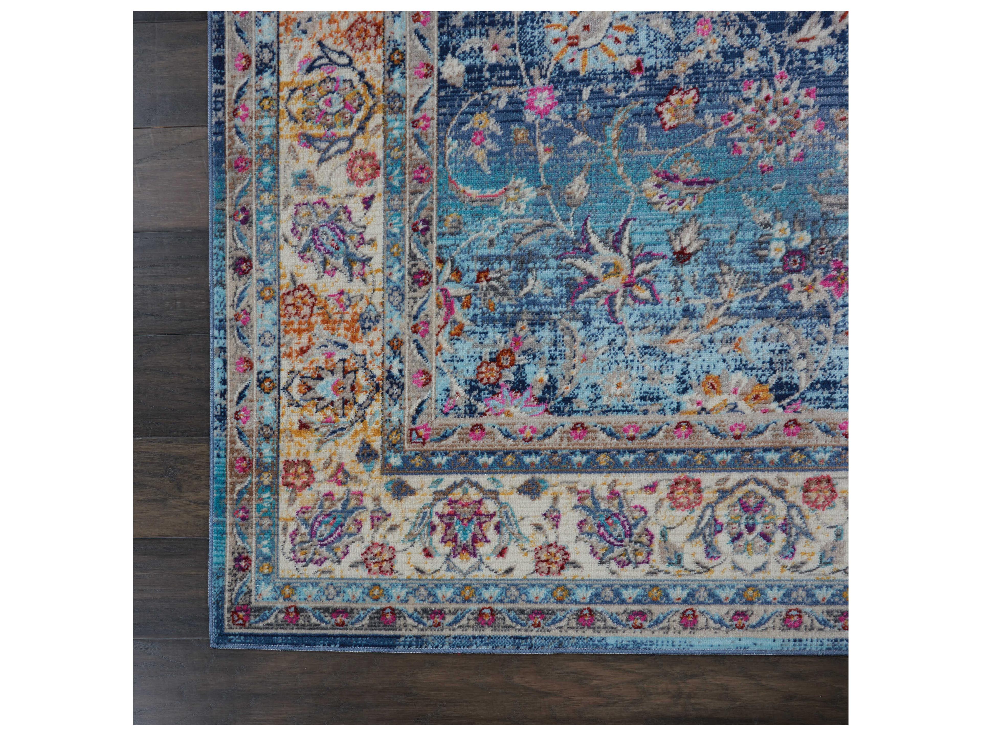 Nourison Vintage Kashan Bordered Area Rug