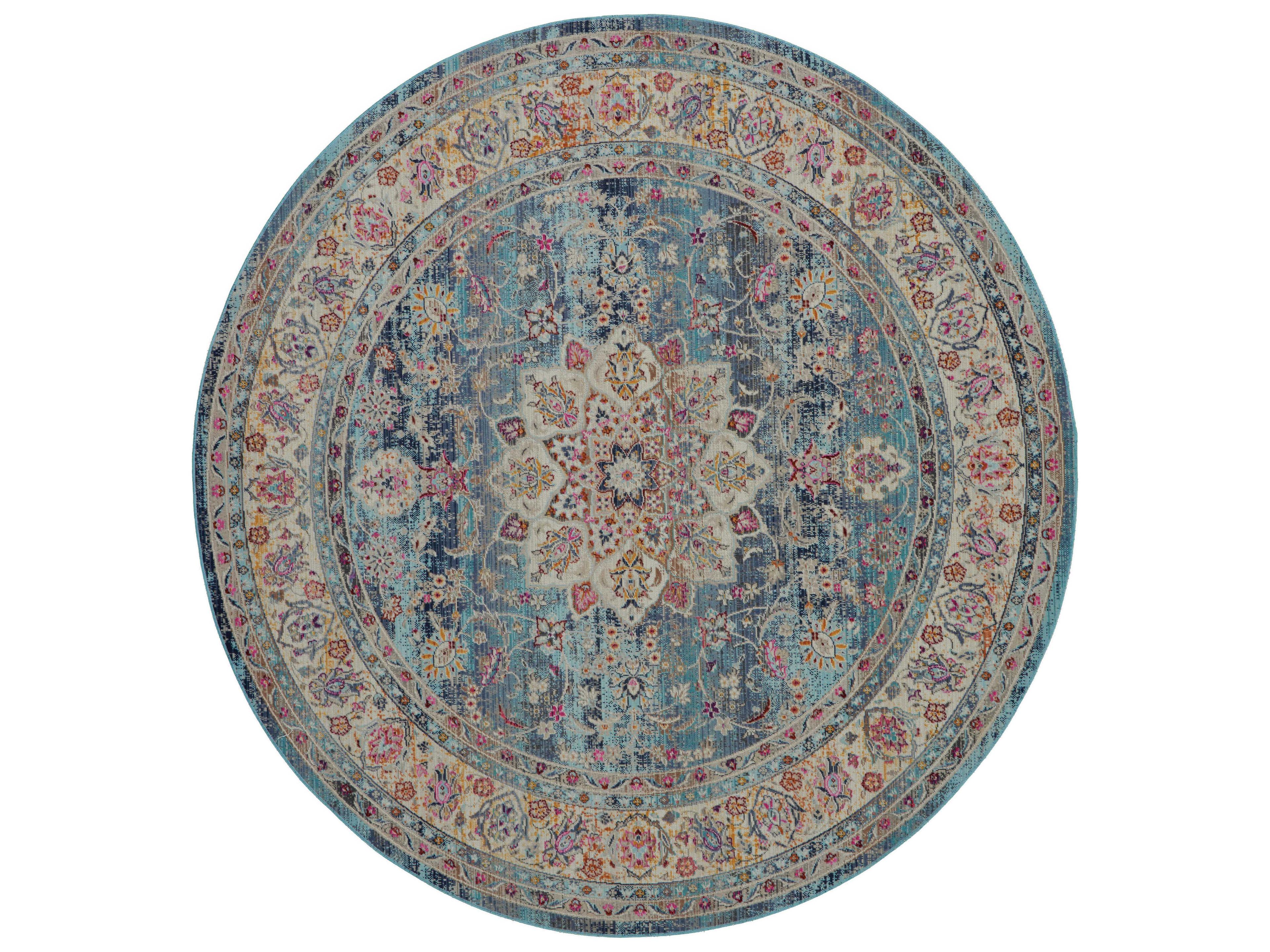 Nourison Vintage Kashan Bordered Area Rug