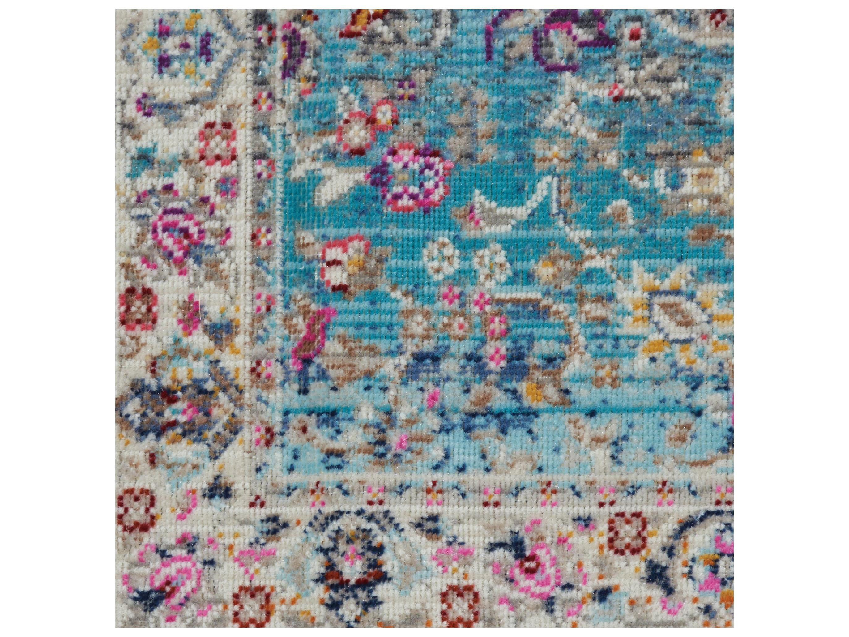 Nourison Vintage Kashan Bordered Runner Area Rug