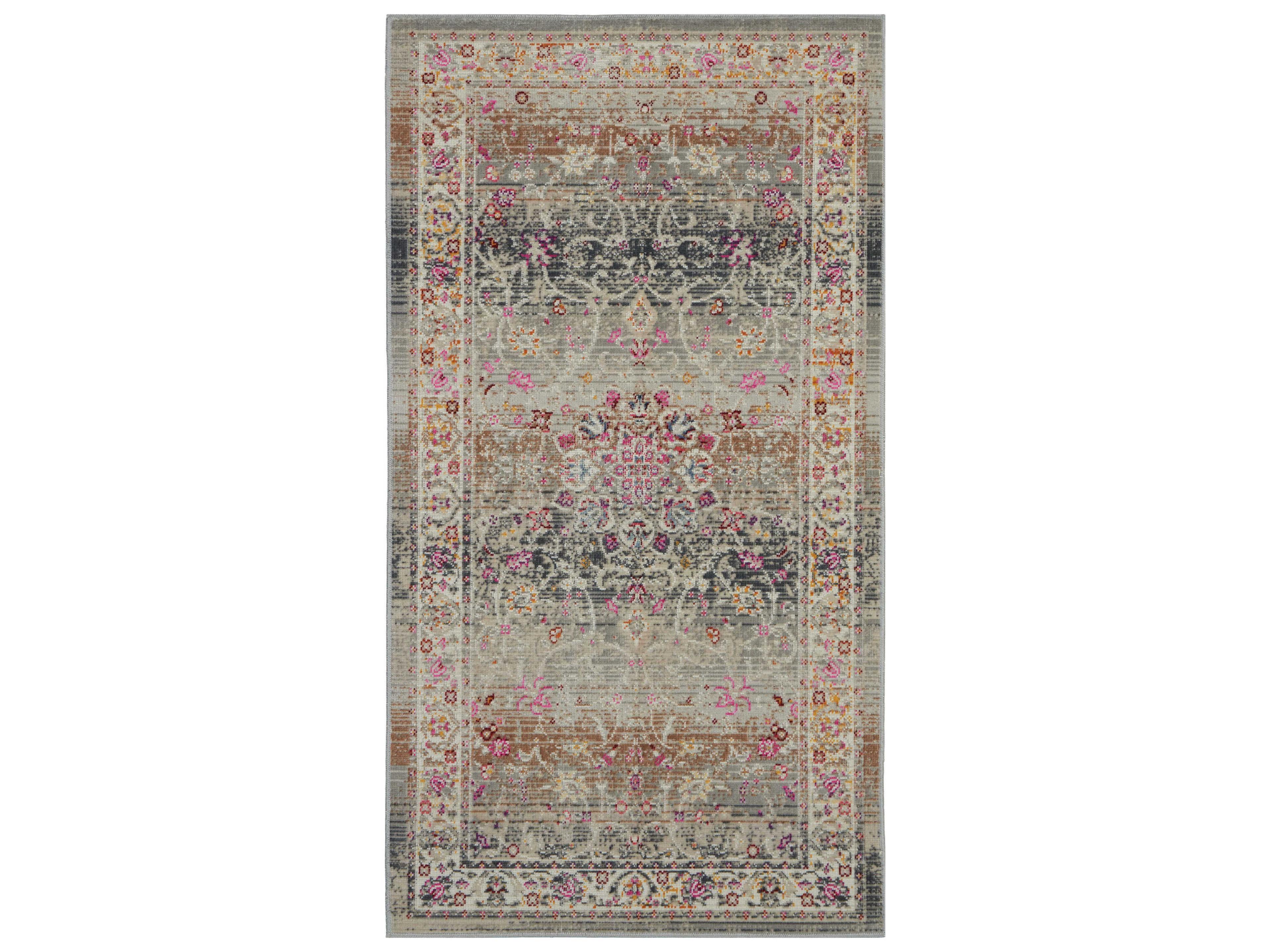 Nourison Vintage Kashan Bordered Area Rug