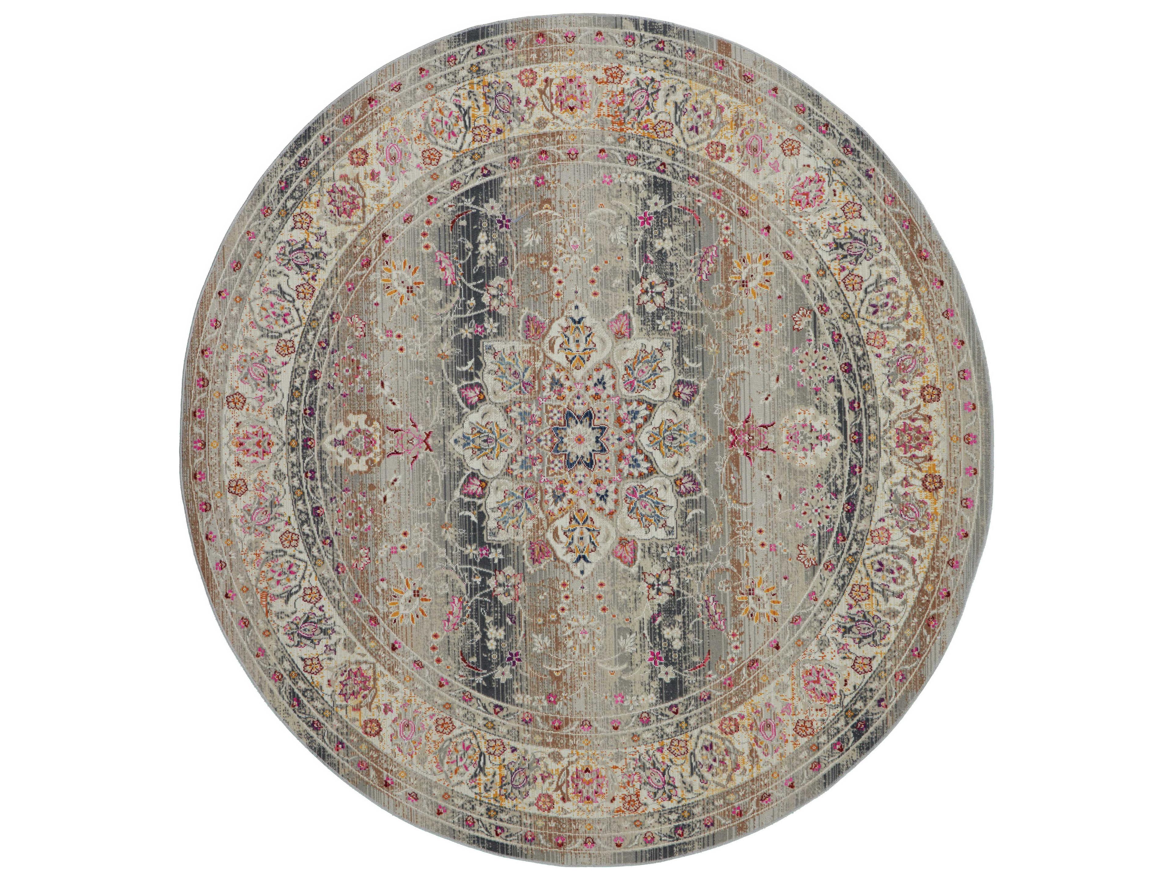Nourison Vintage Kashan Bordered Area Rug