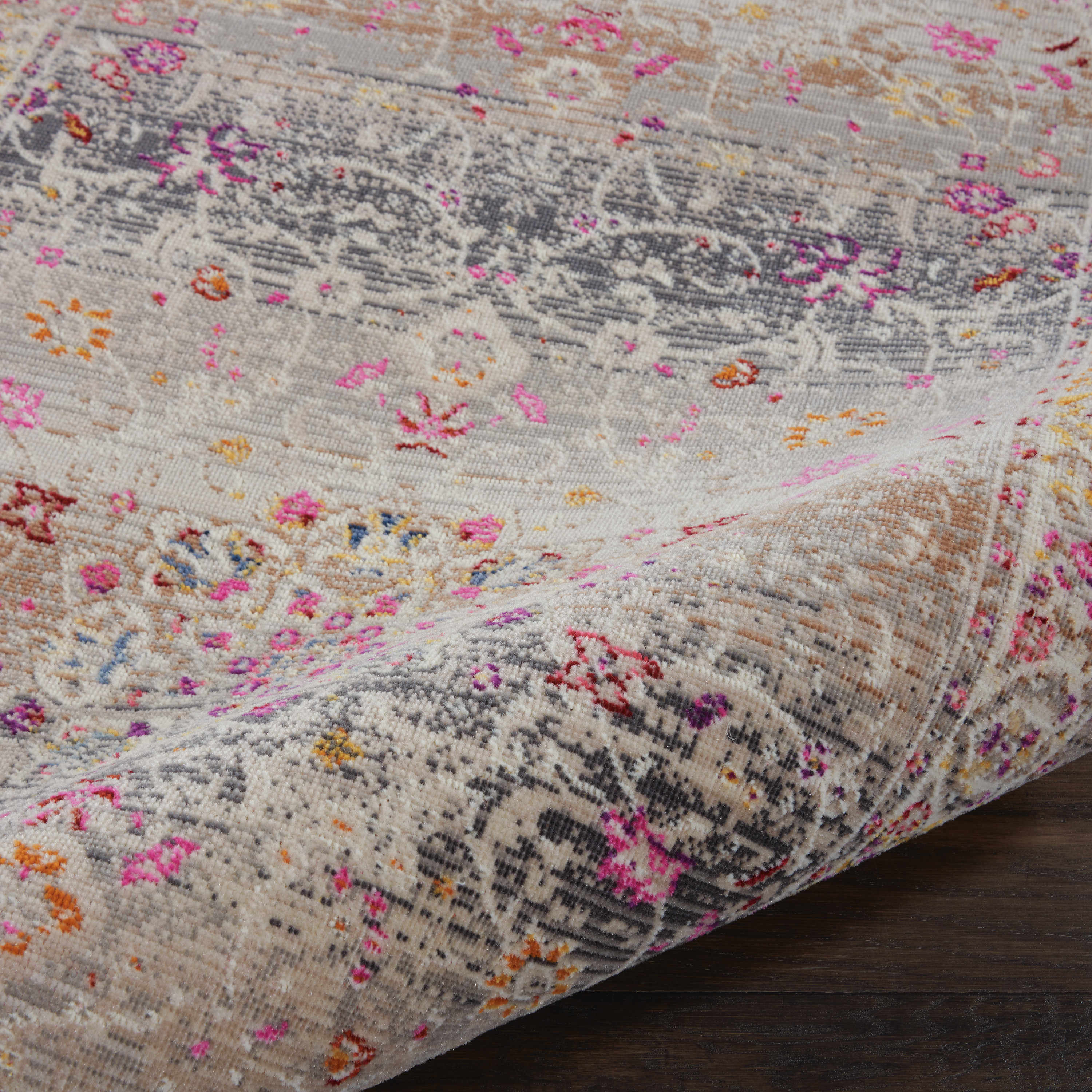 Nourison Vintage Kashan Bordered Runner Area Rug