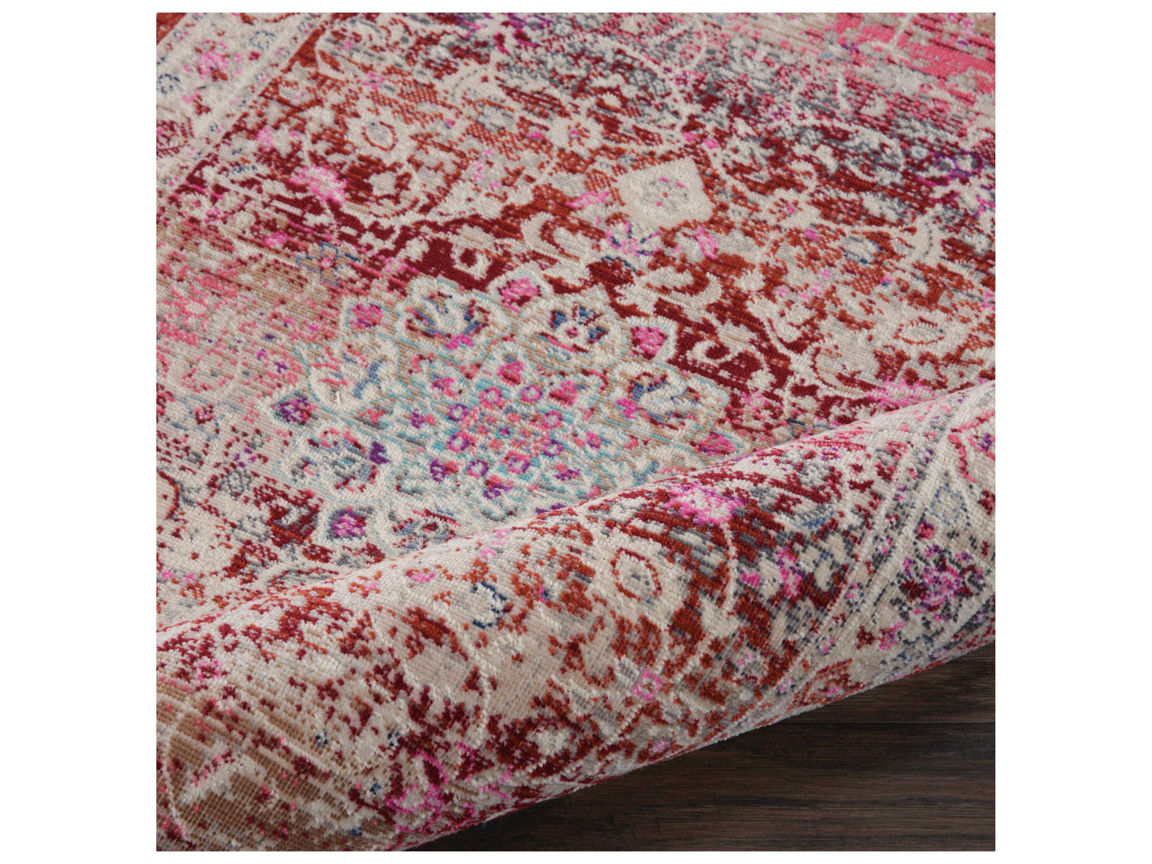 Nourison Vintage Kashan Bordered Runner Area Rug