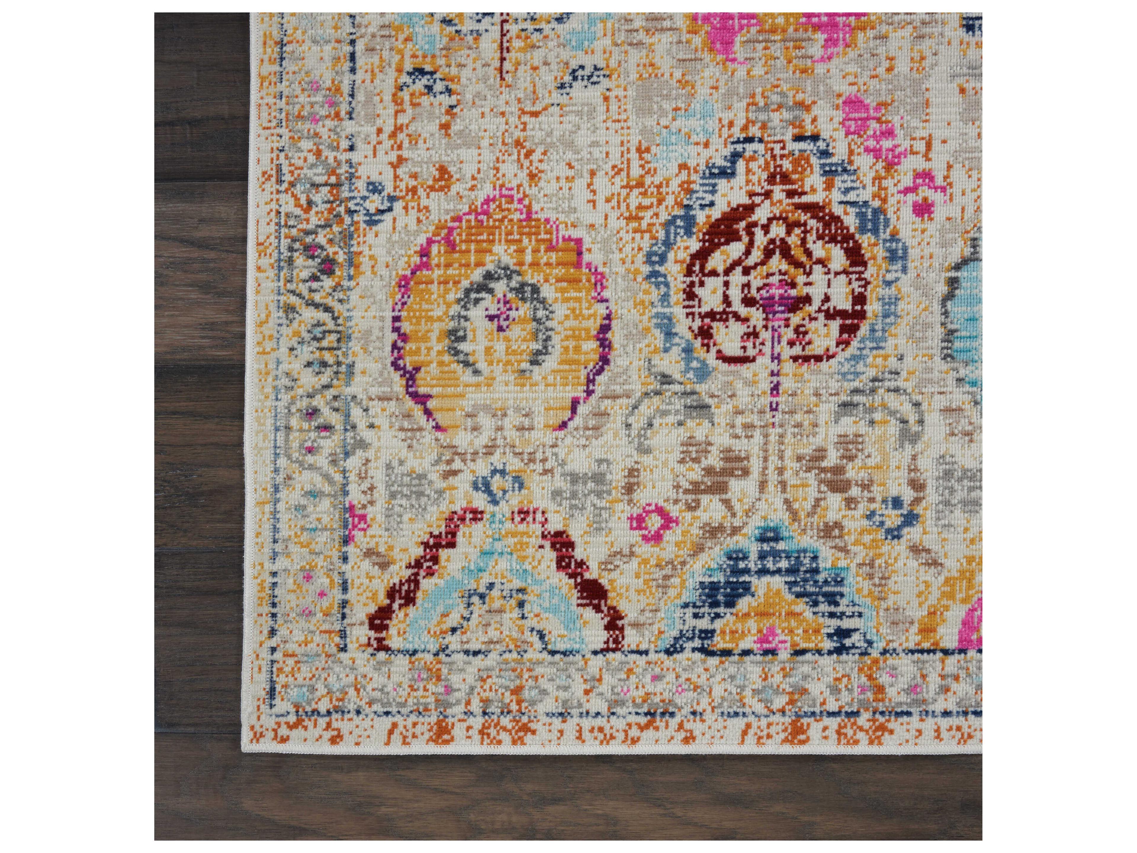 Nourison Vintage Kashan Bordered Area Rug