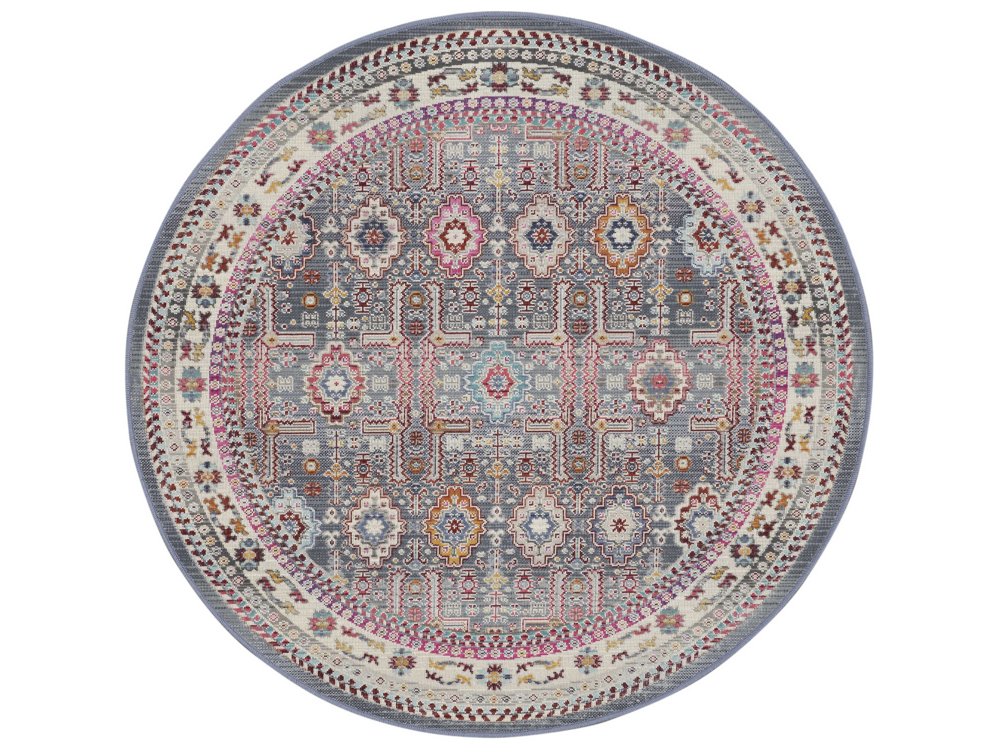 Nourison Vintage Kashan Bordered Area Rug
