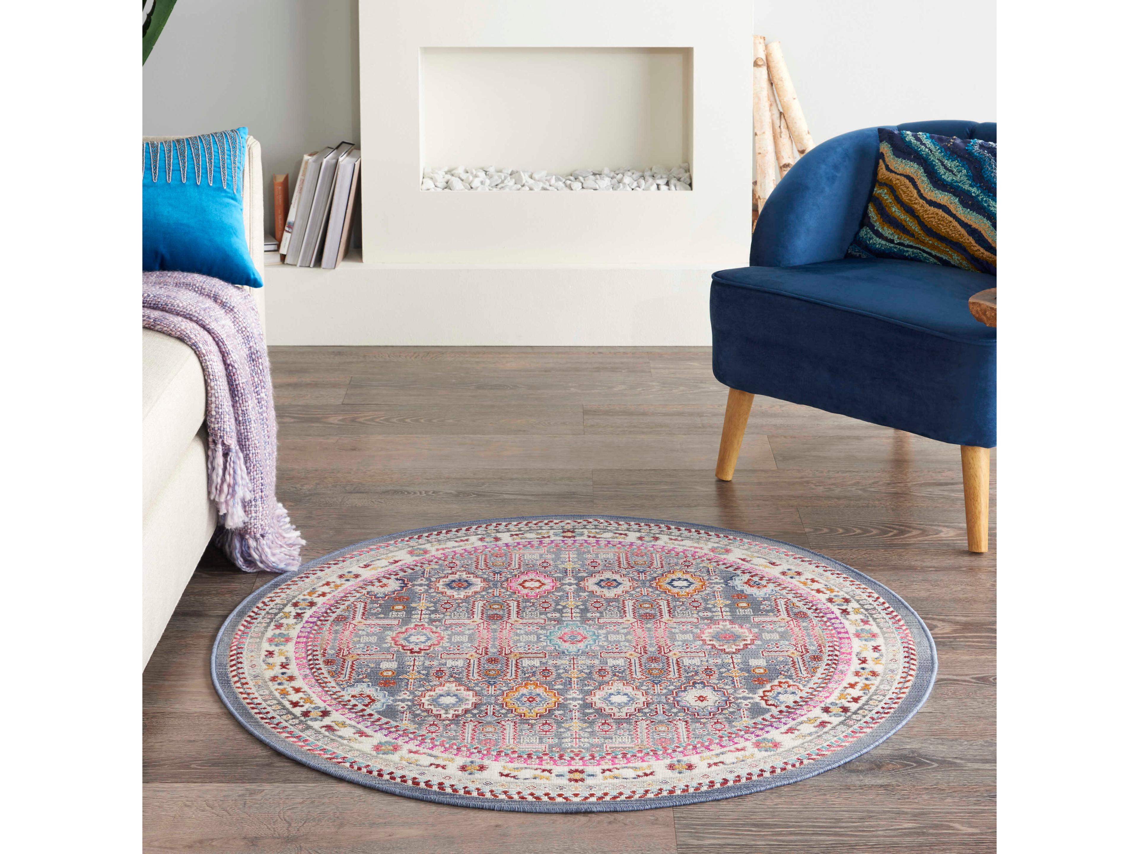 Nourison Vintage Kashan Bordered Area Rug