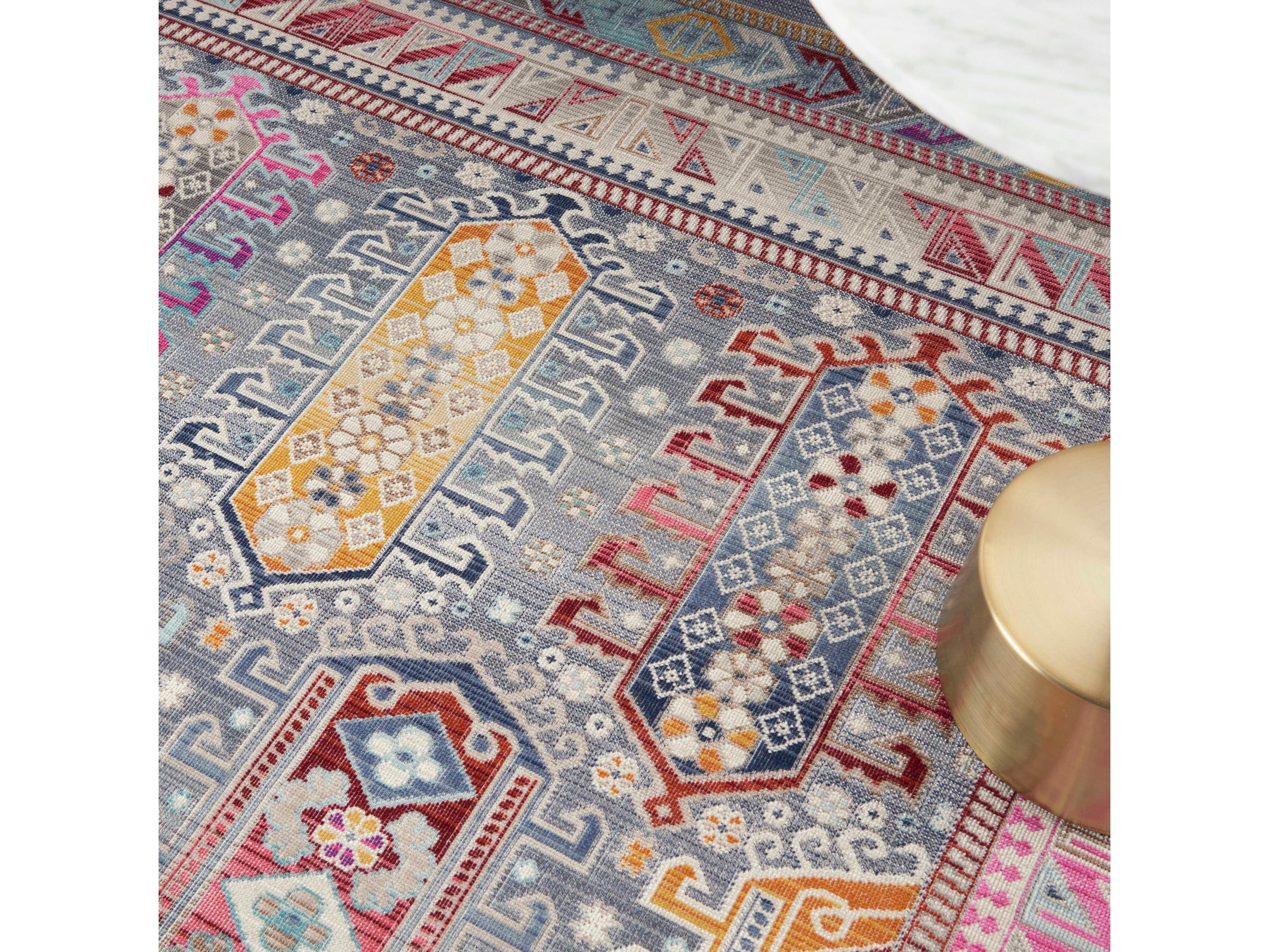 Nourison Vintage Kashan Bordered Area Rug