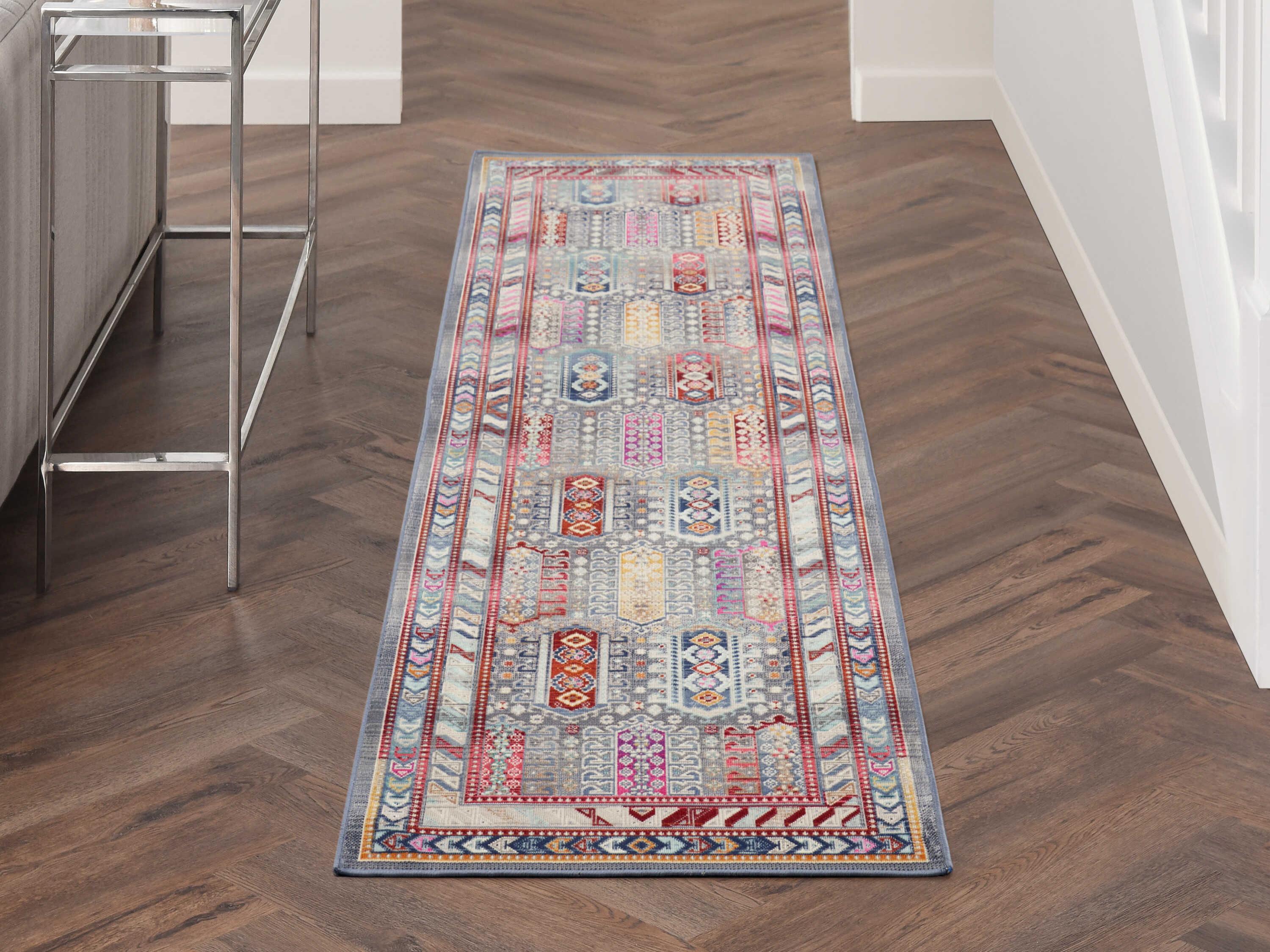 Nourison Vintage Kashan Bordered Runner Area Rug