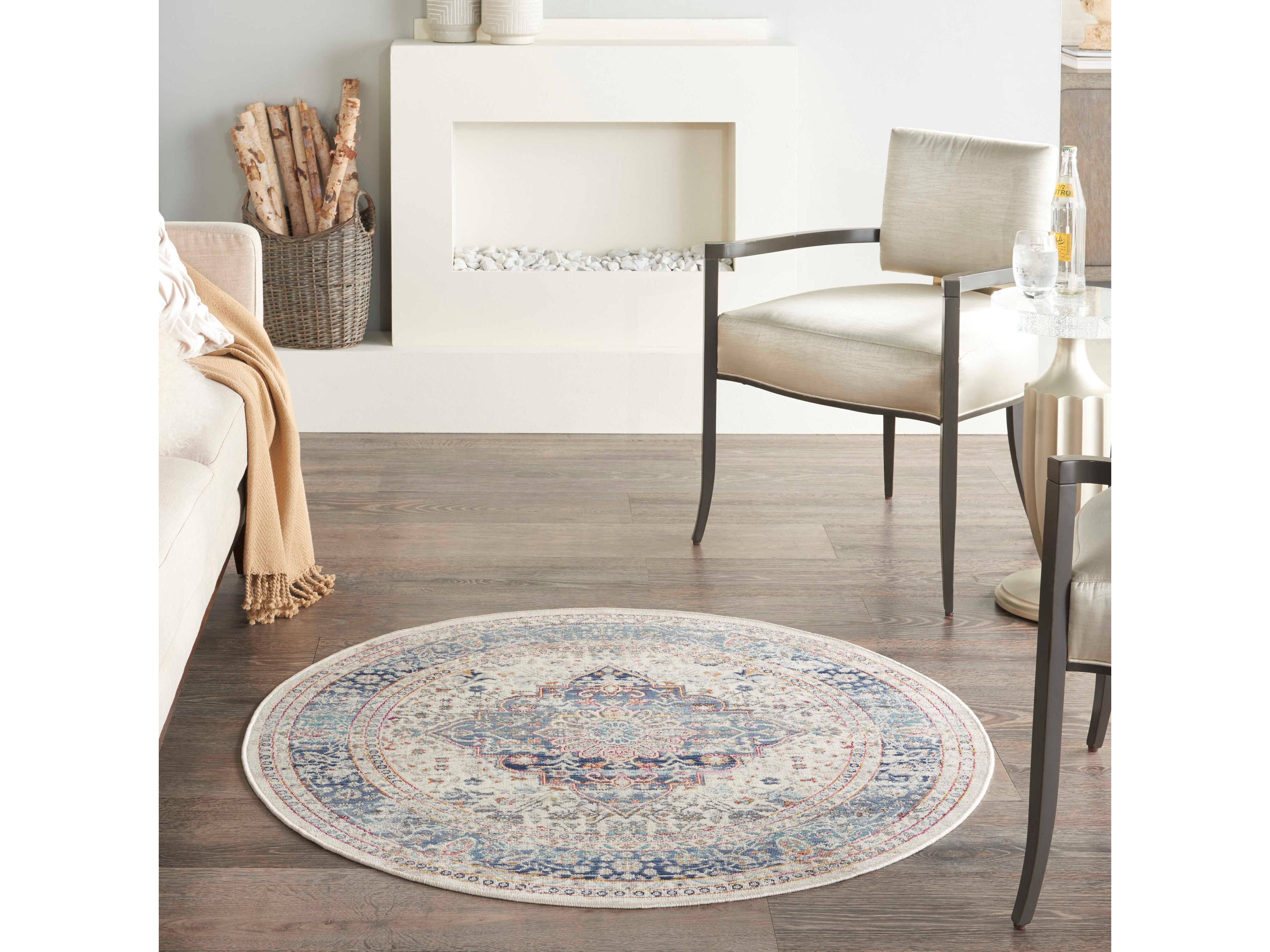 Nourison Vintage Kashan Bordered Area Rug