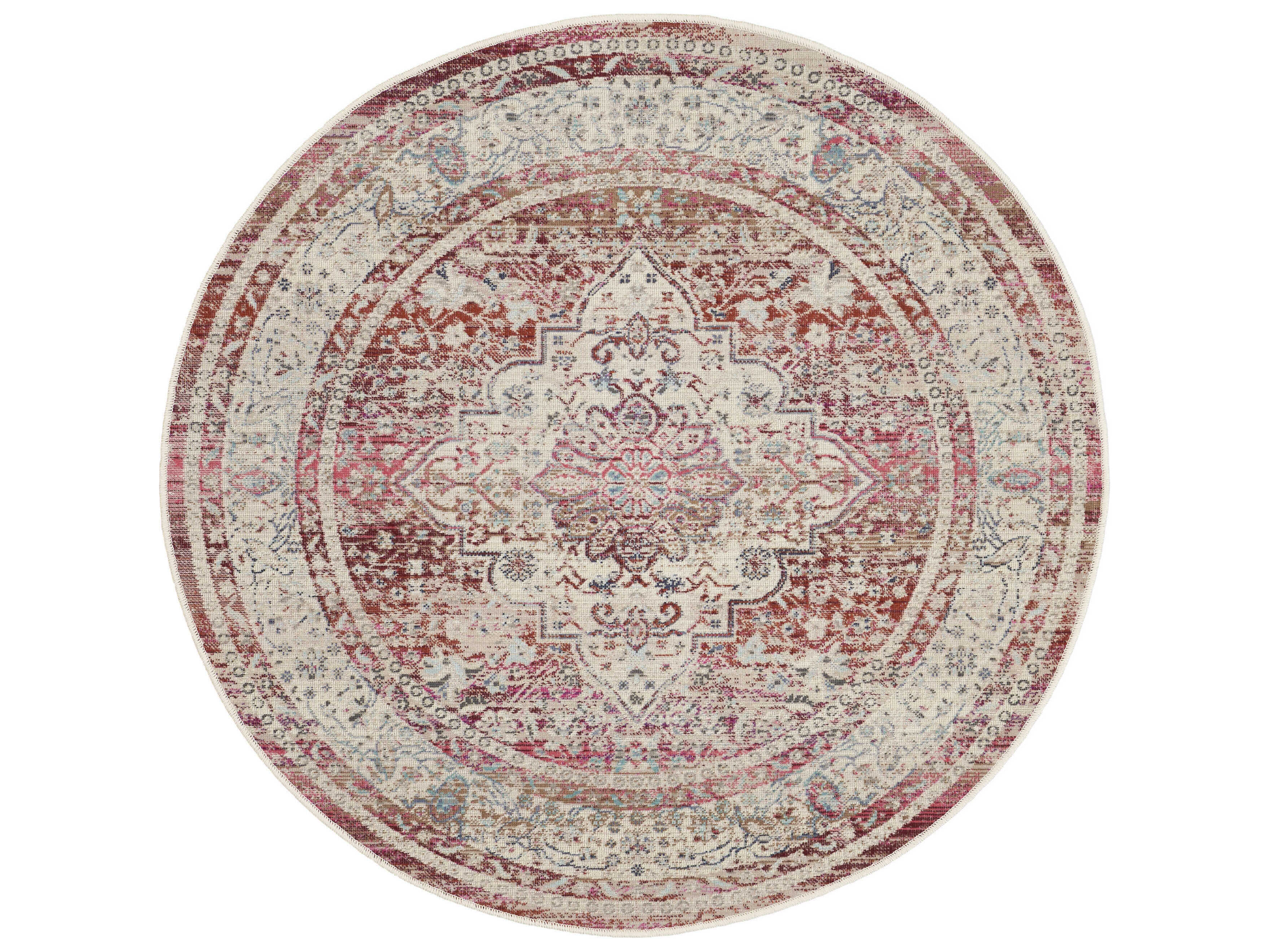 Nourison Vintage Kashan Bordered Area Rug