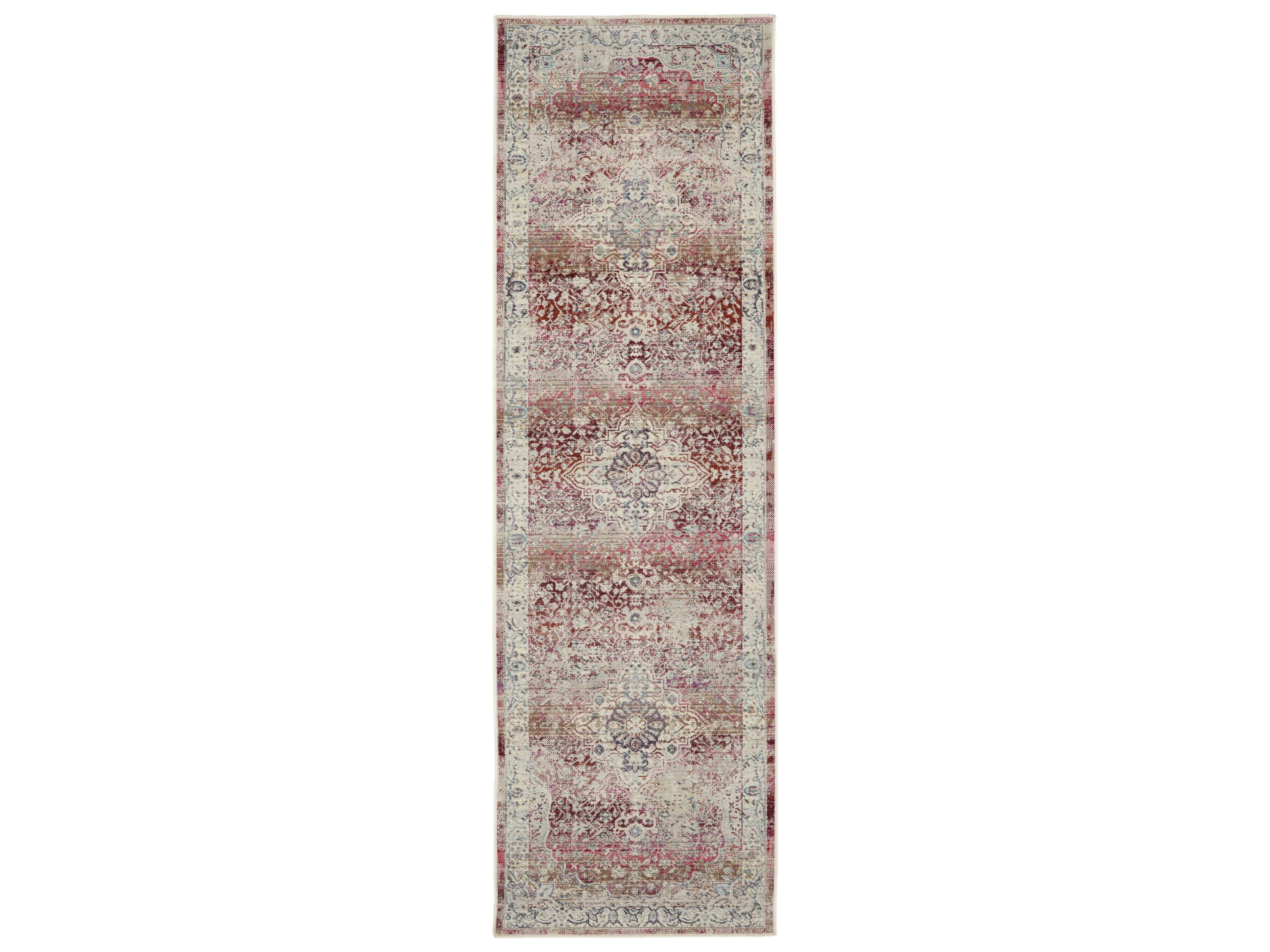 Nourison Vintage Kashan Bordered Runner Area Rug