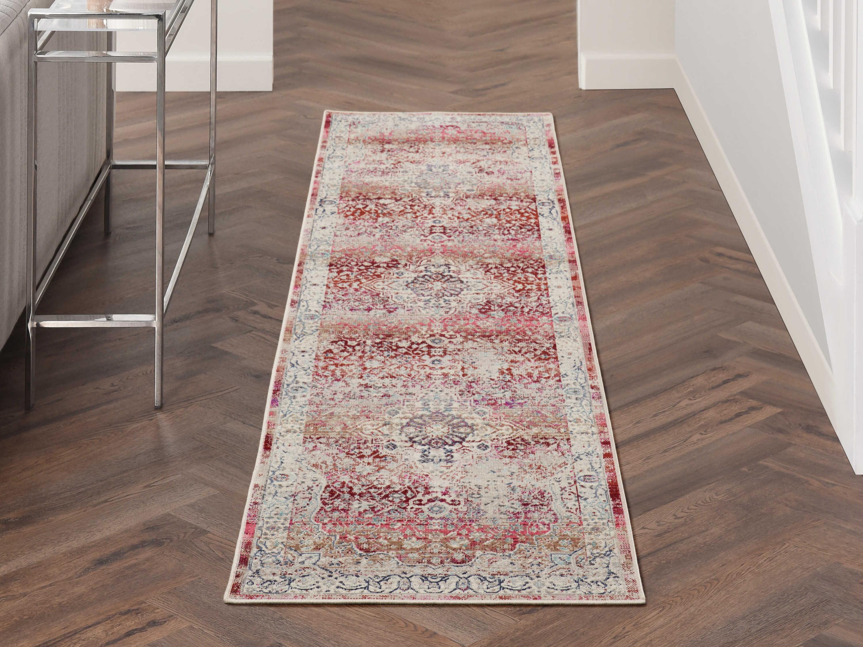 Nourison Vintage Kashan Bordered Runner Area Rug
