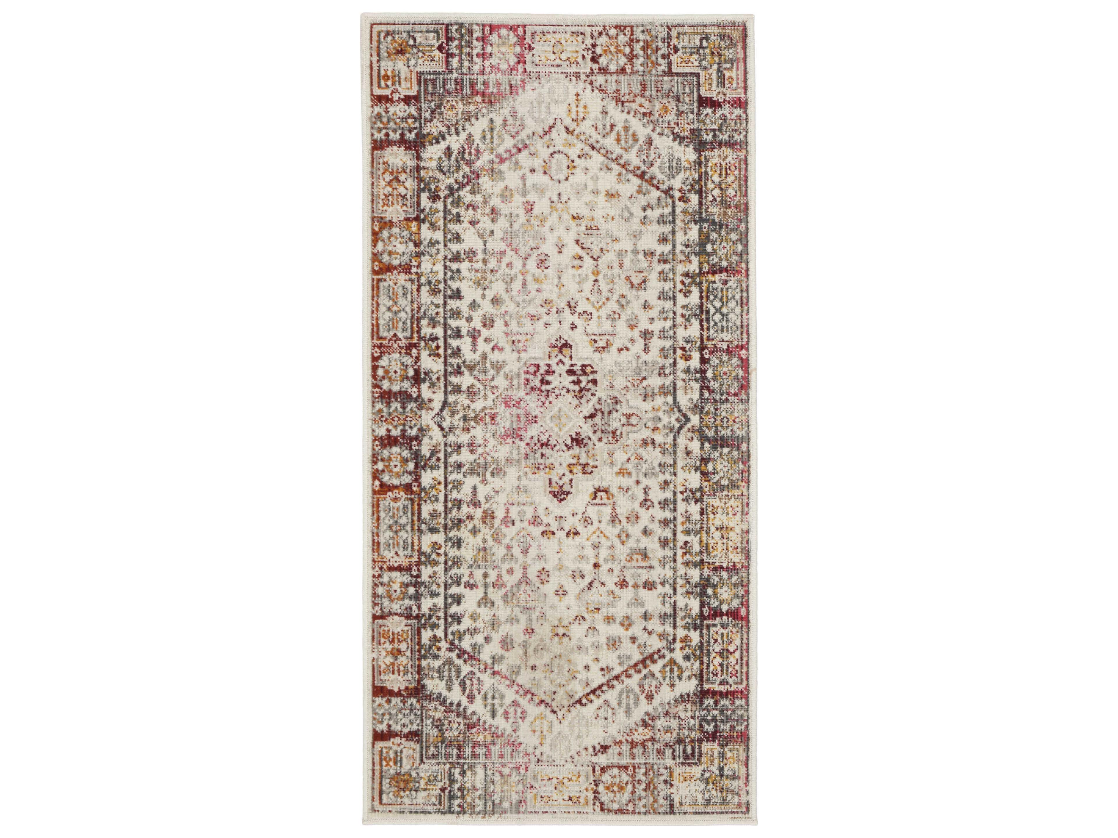 Nourison Vintage Kashan Bordered Area Rug