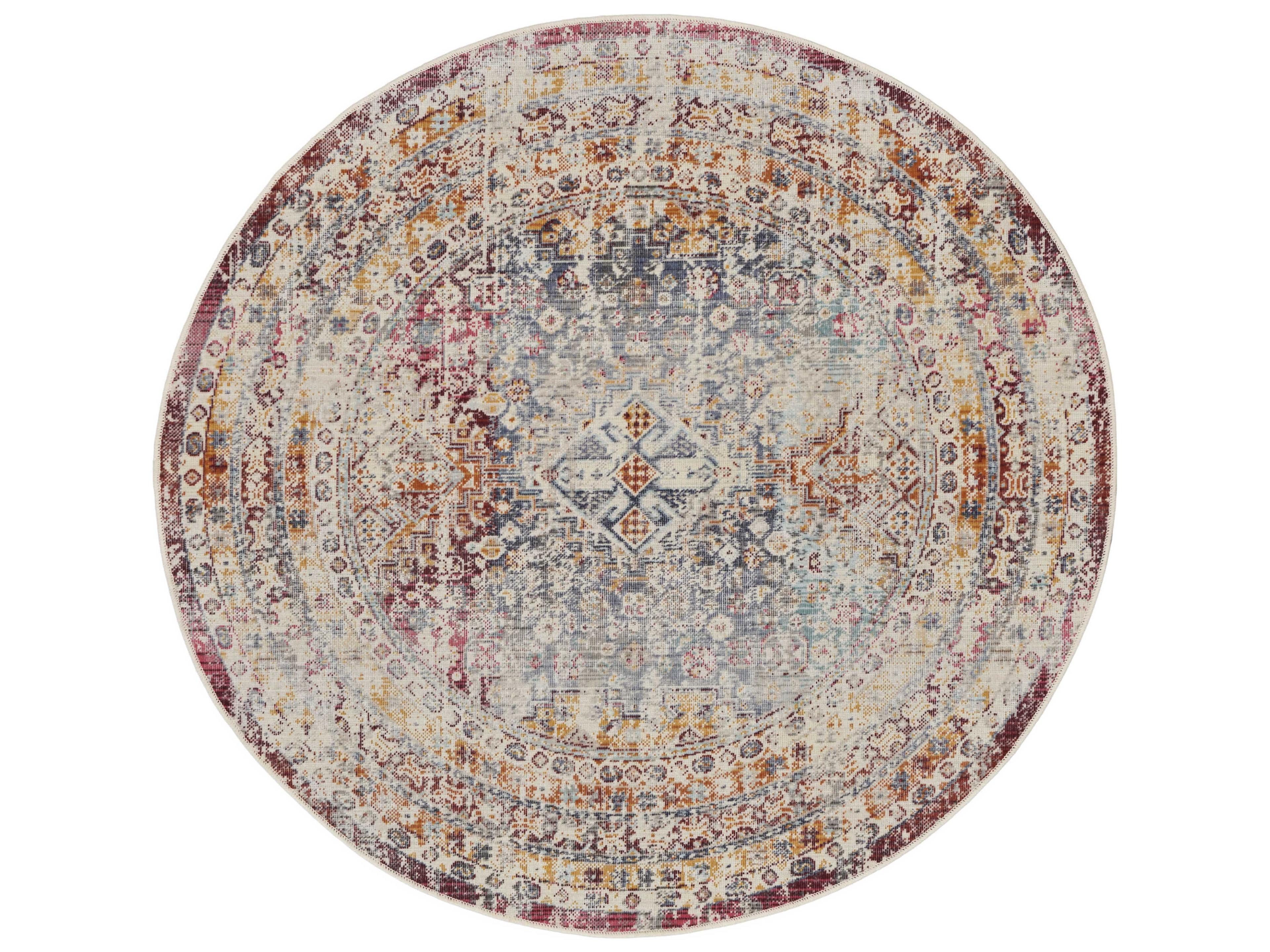 Nourison Vintage Kashan Bordered Area Rug