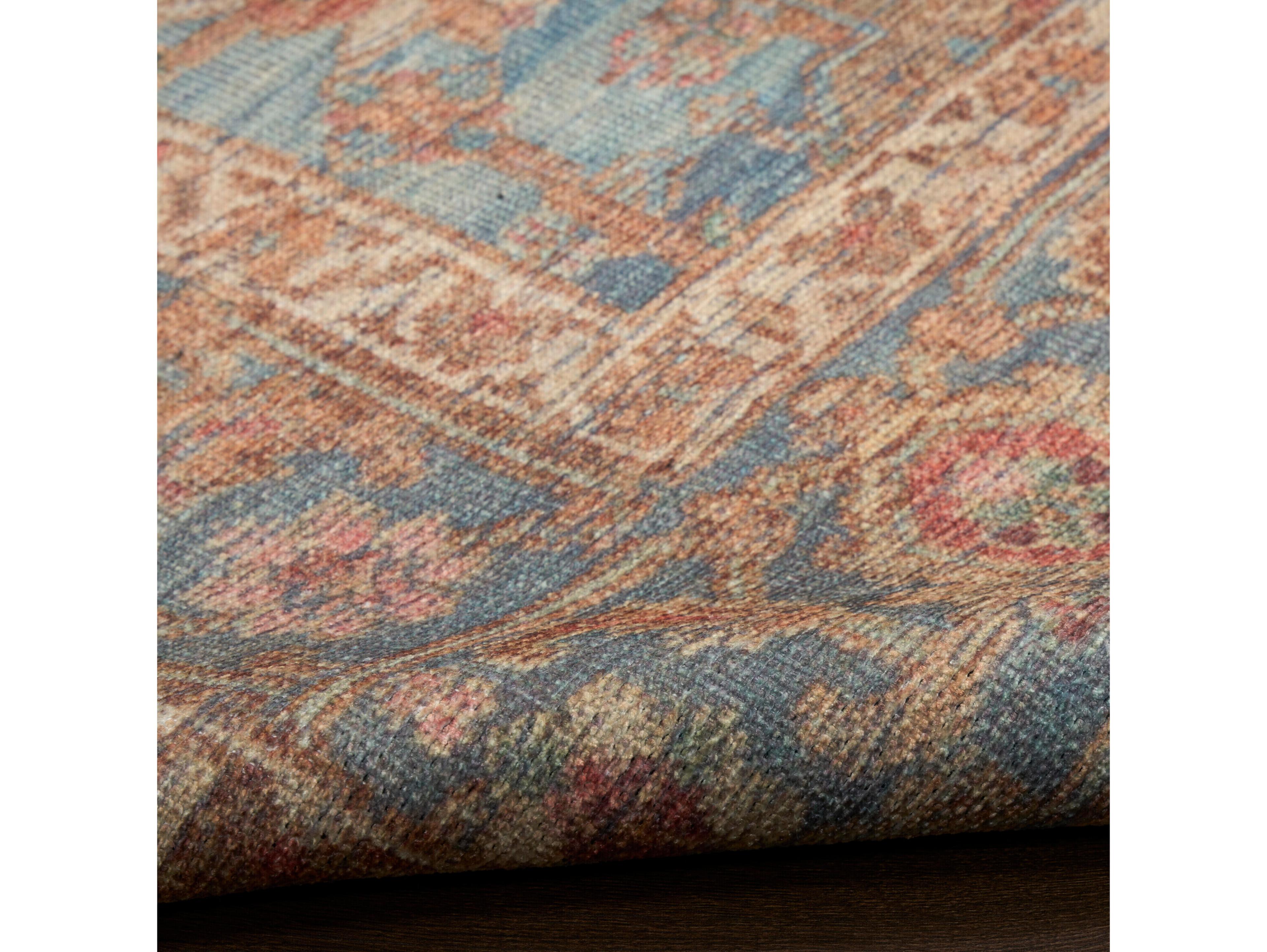 Nourison Vintage Washables Bordered Area Rug