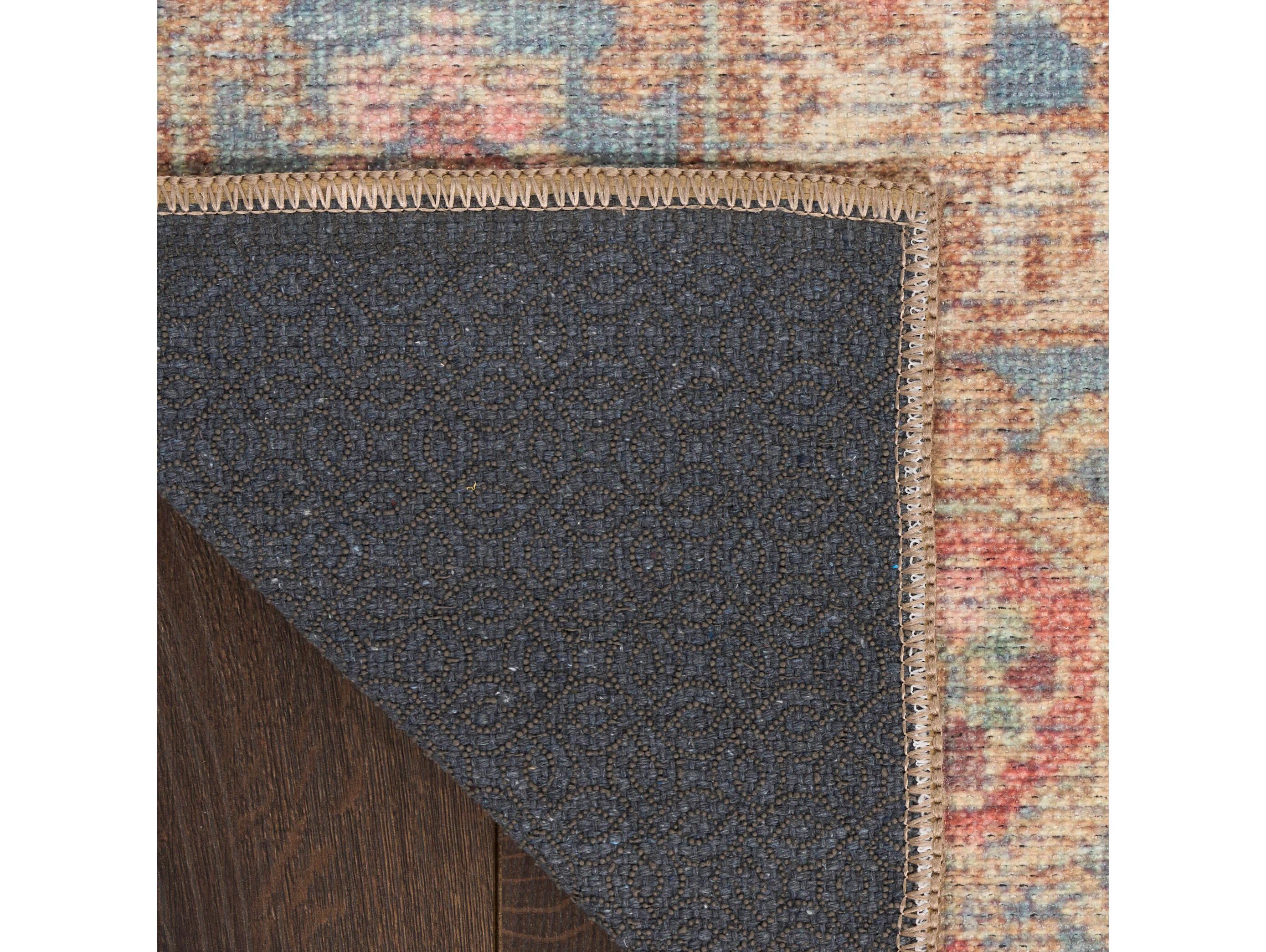 Nourison Vintage Washables Bordered Runner Area Rug