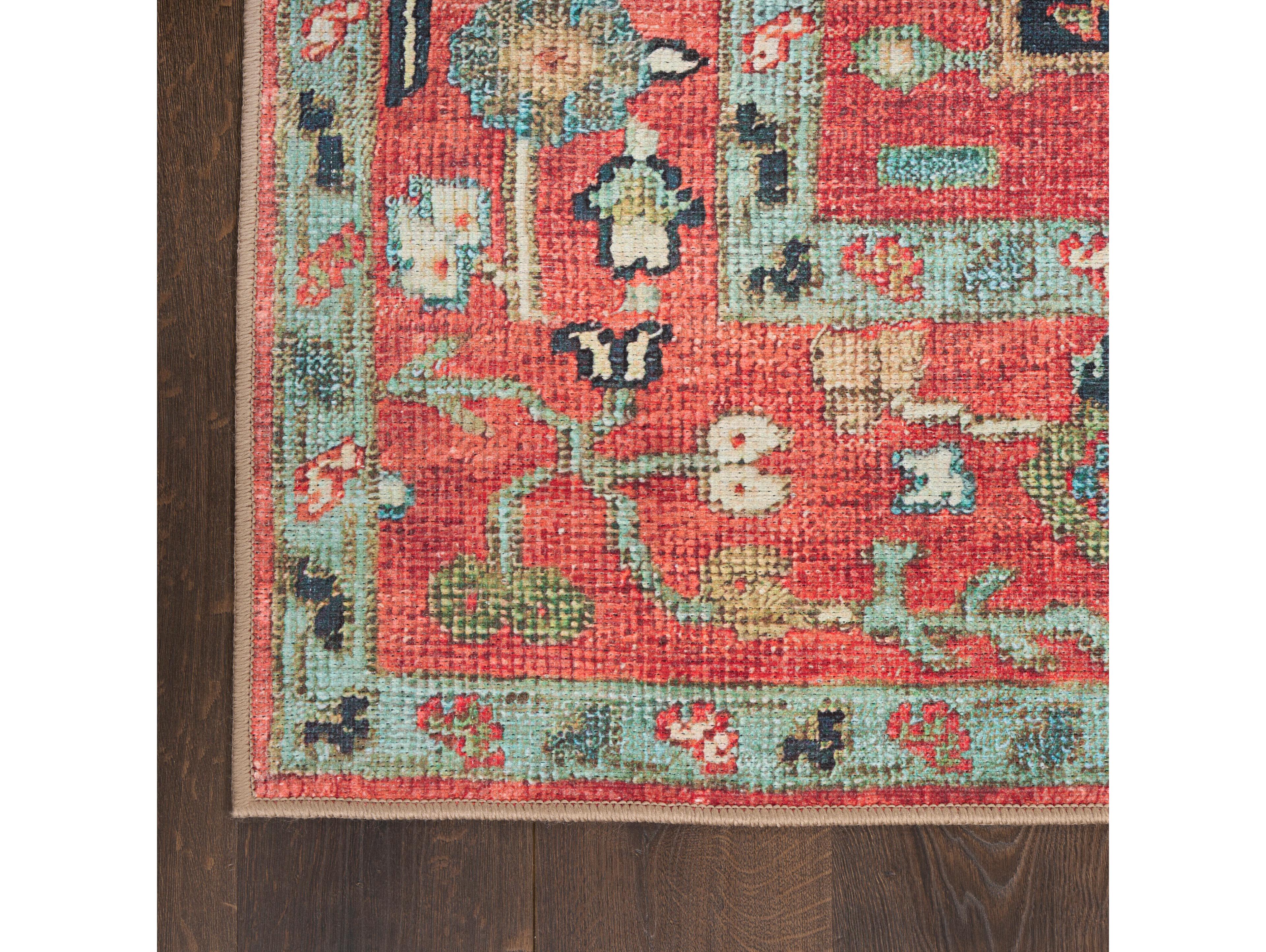 Nourison Vintage Washables Bordered Area Rug