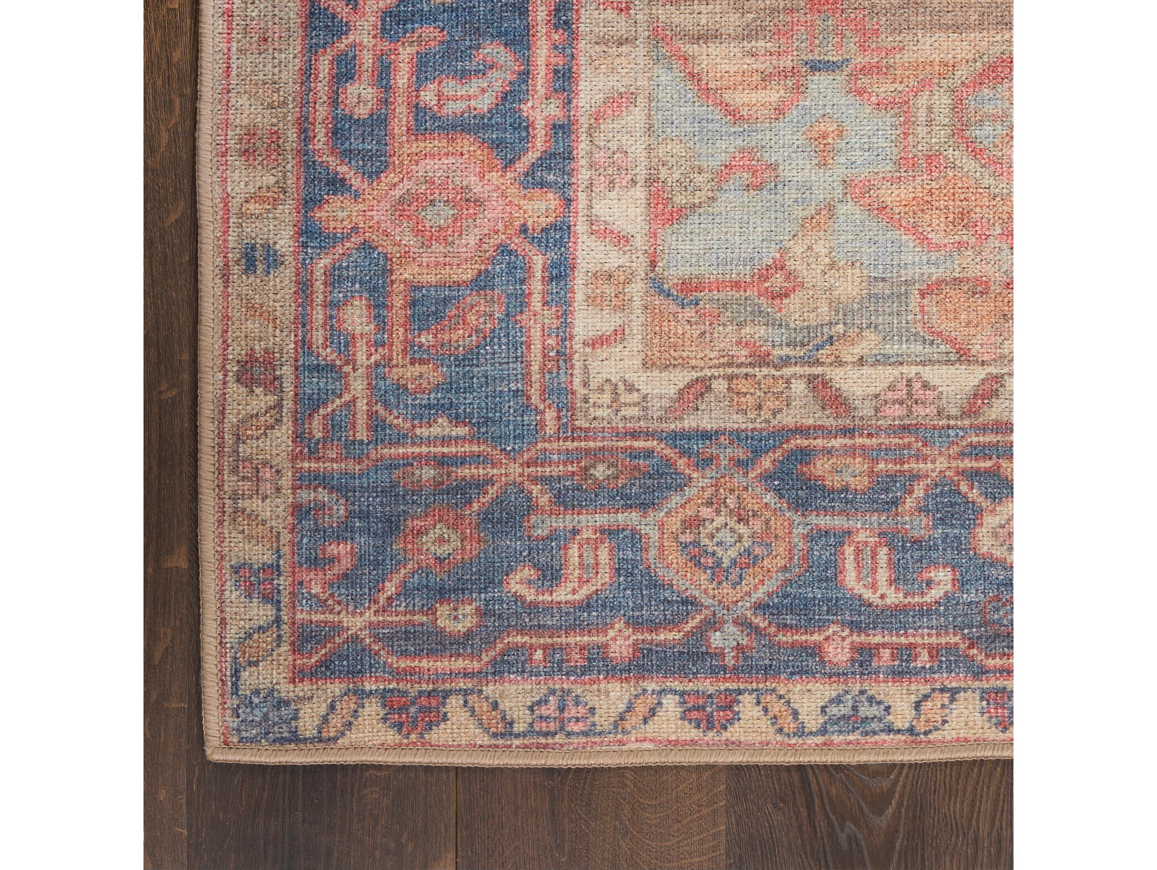 Nourison Vintage Washables Bordered Area Rug