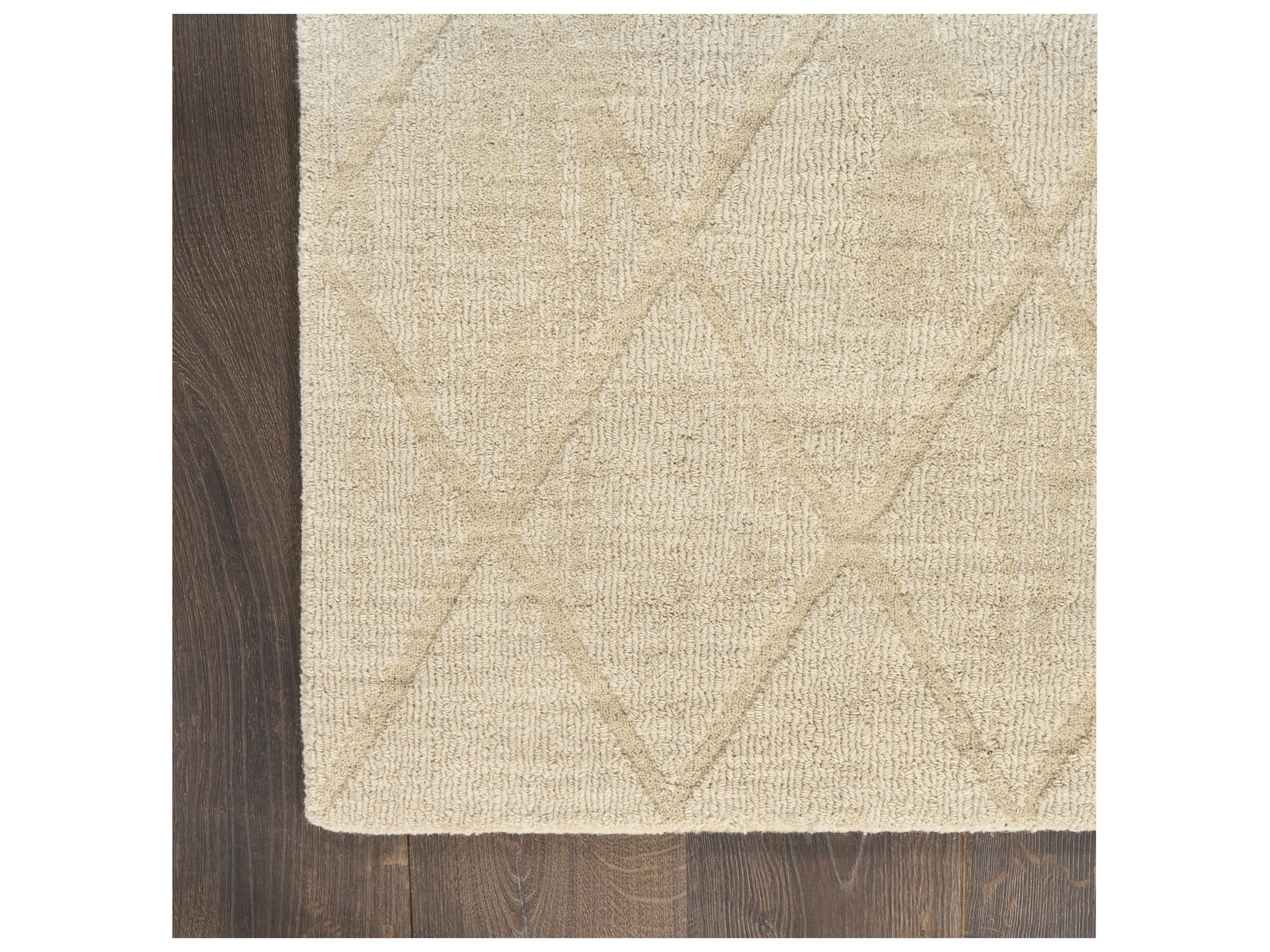 Nourison Wool Haven Geometric Runner Area Rug