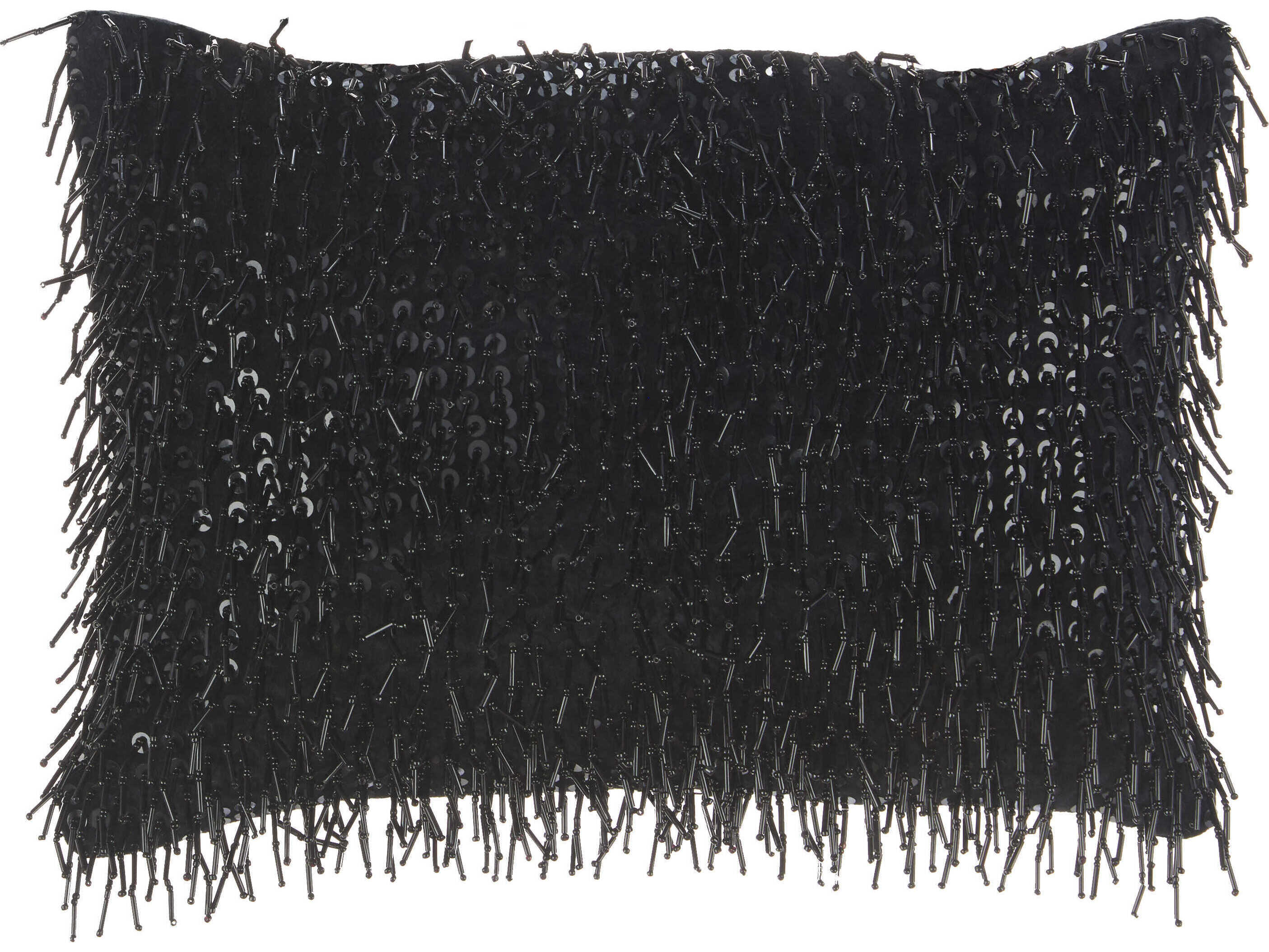 Nourison Luminescence Black 10" x 14" Pillow