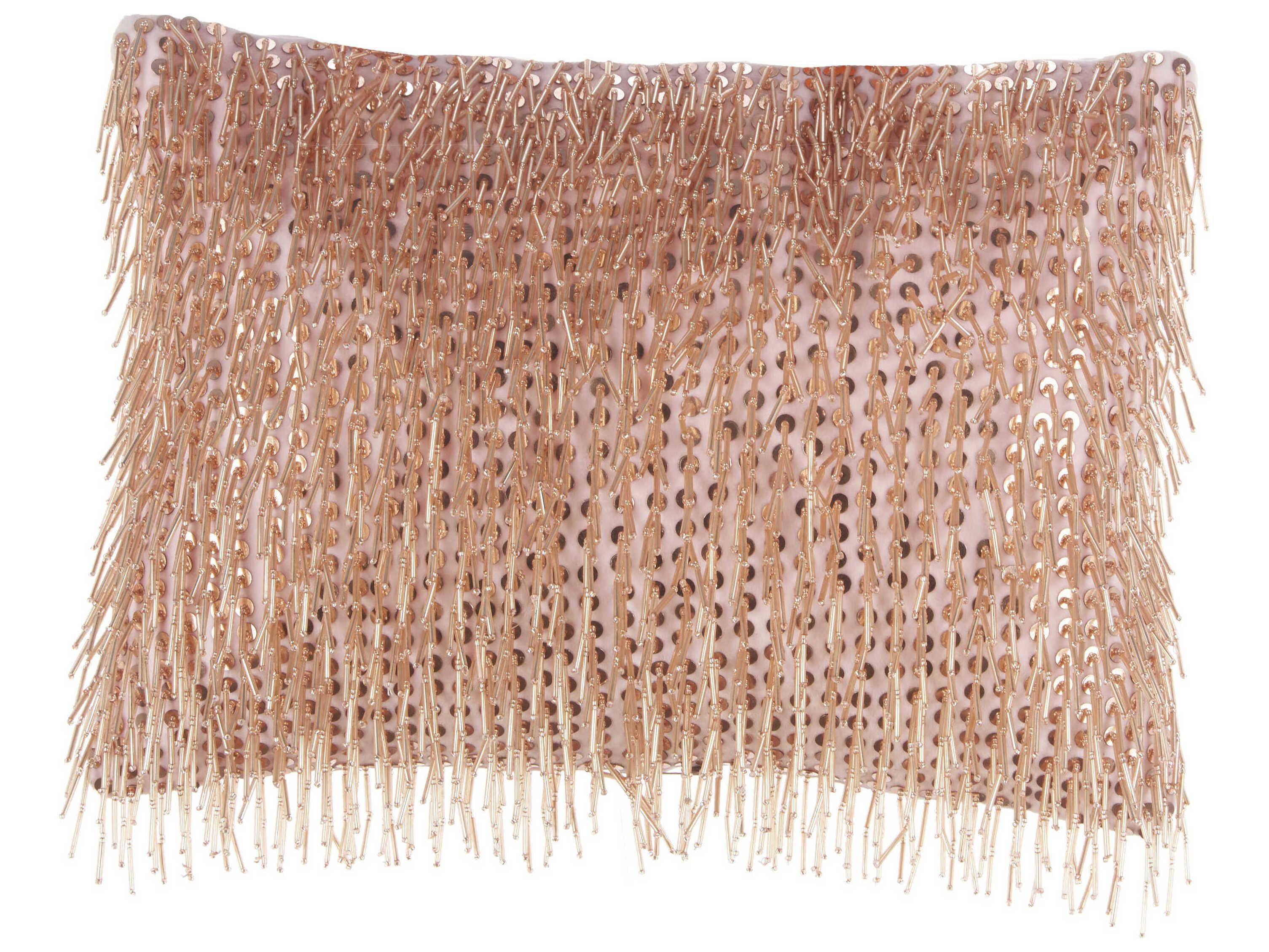 Nourison Luminescence Blush 10" x 14" Pillow